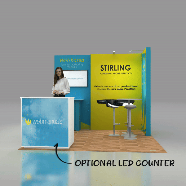 10x10 booth rental STL1010 05 - image1