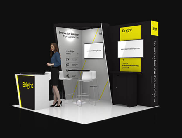 10'x10' Custom Trade Show Rental Booth
