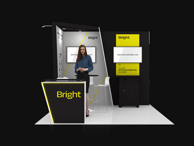 10'x10' Custom Trade Show Rental Booth
