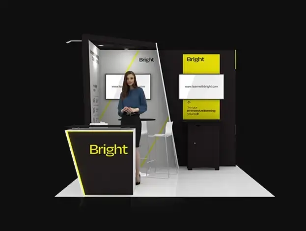 10'x10' Custom Trade Show Rental Booth