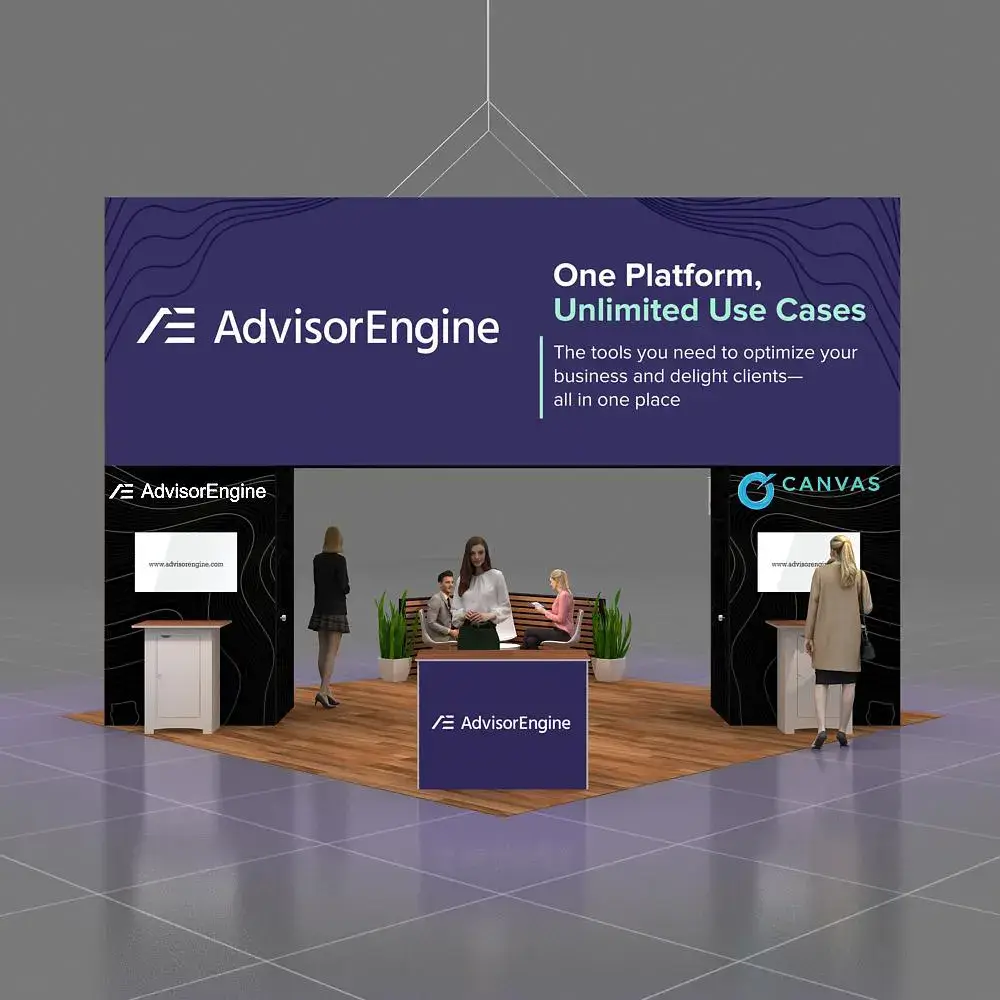 20x20 booth rental YRLU2020 110 - image1