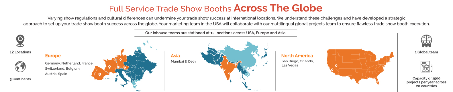 Full Service Trade Show Booths Across the Globe