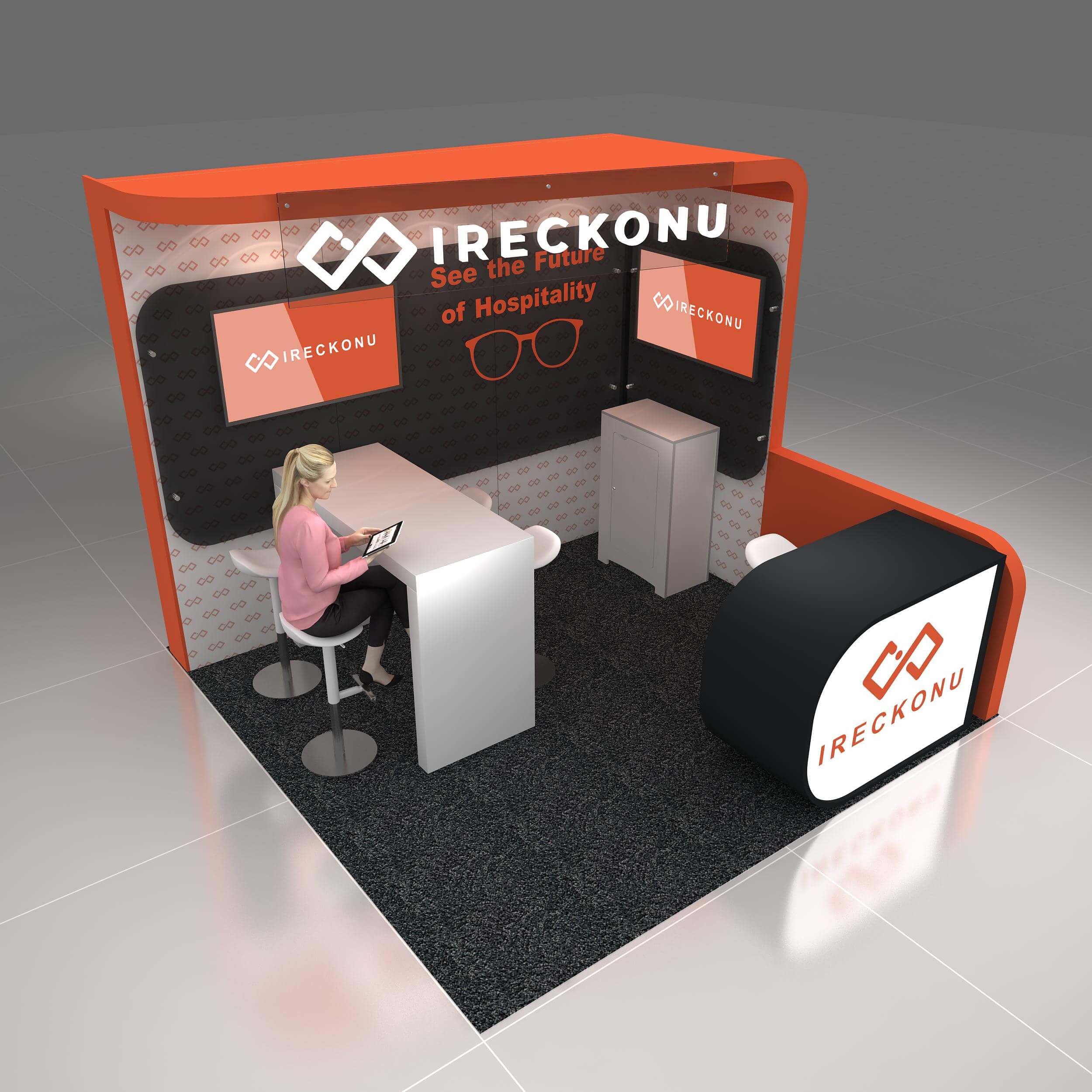 10x10 booth rental BRLU1010 36 - image2