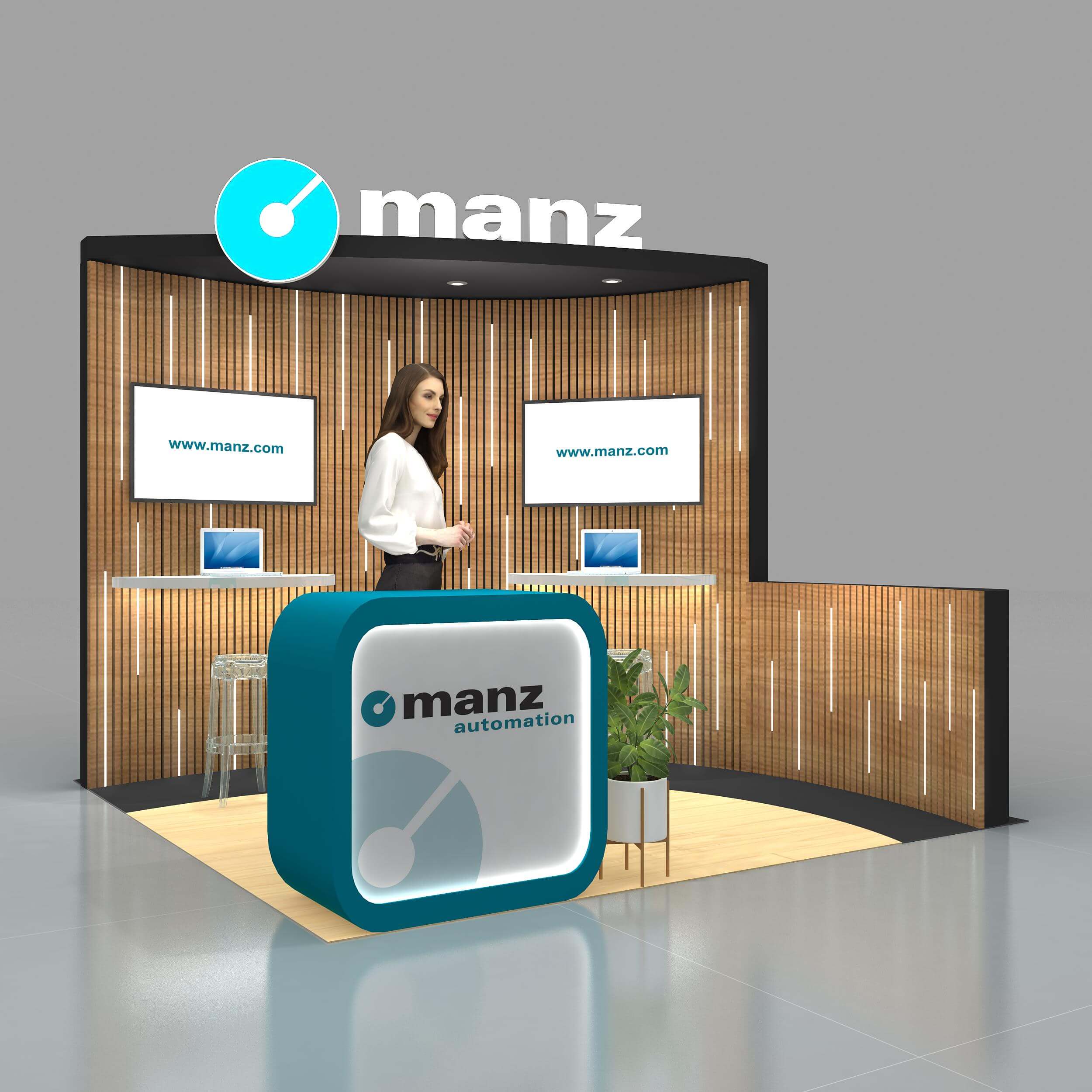10x10 booth rental BRLU1010 37 - image2