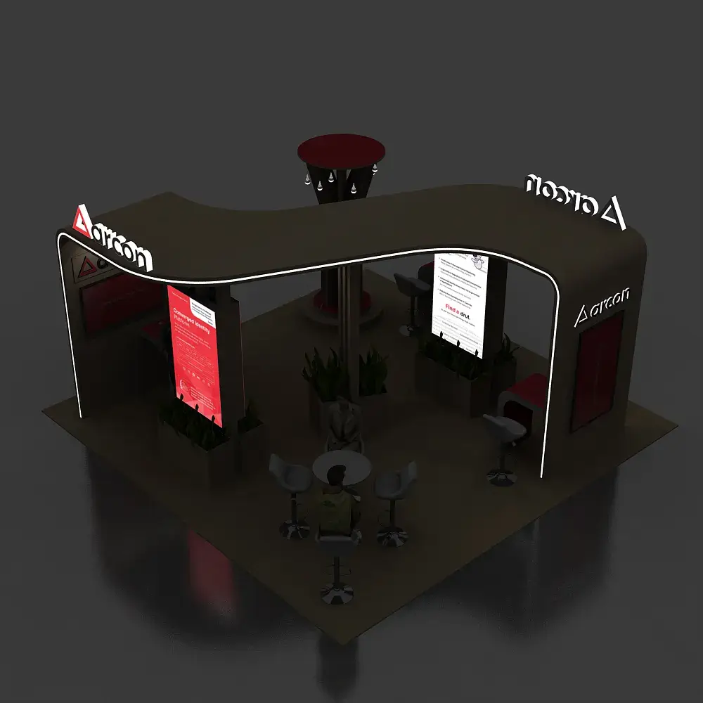 20x20 booth rental BRLU2020 50 - image9