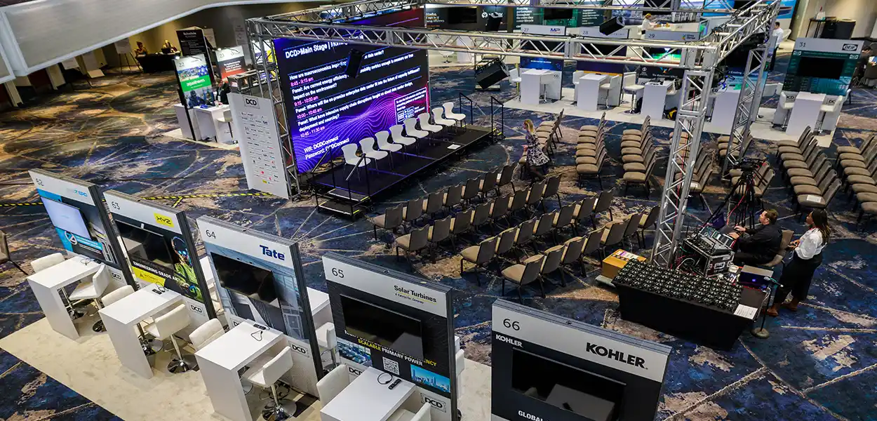 Conference booth solutions - DCD Connect Live