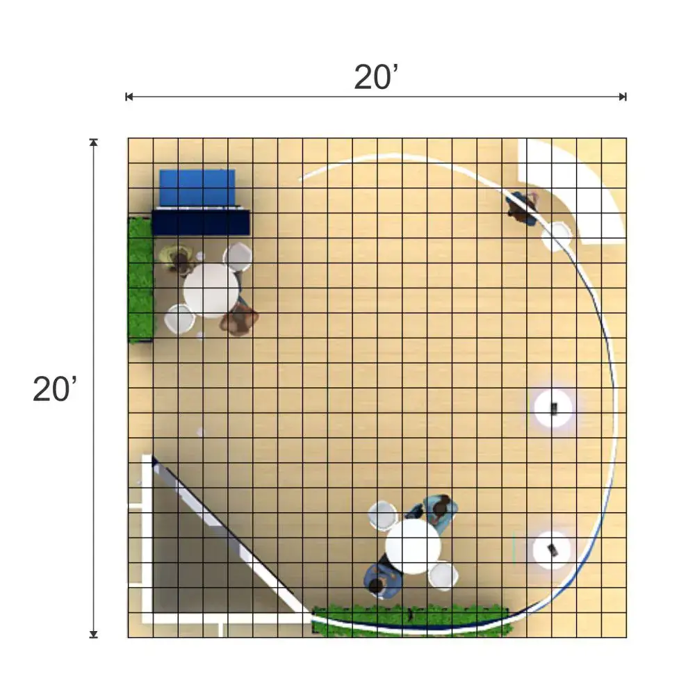 20x20 booth rental BRLU2020 41 - image10