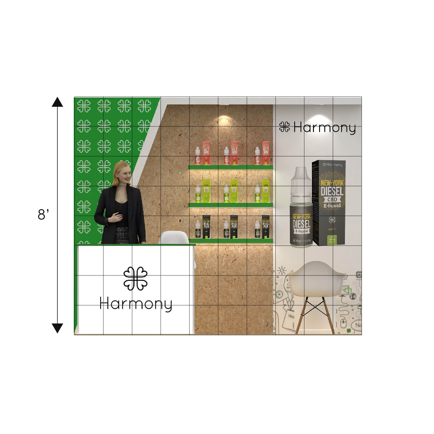10x10 booth rental YRLU1010 47 - image5