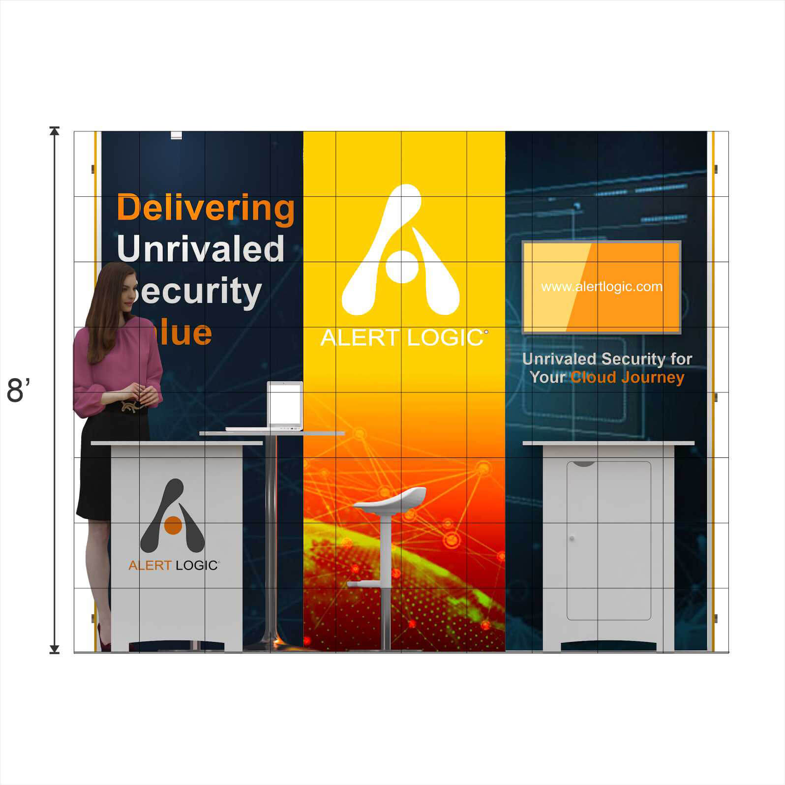 10x10 booth rental STL1010 01 - image5