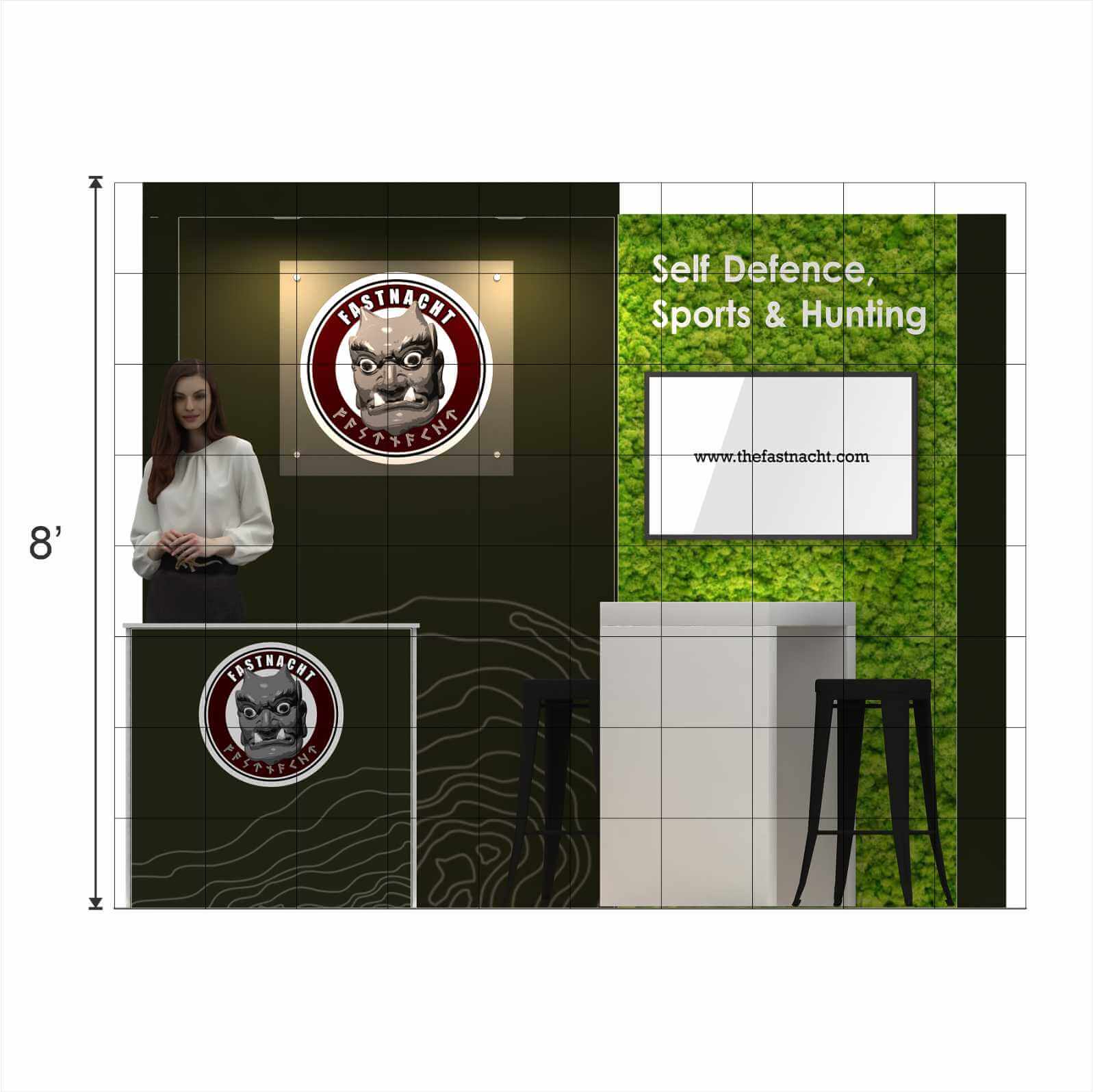 10x10 booth rental GRLE1010 05 - image5
