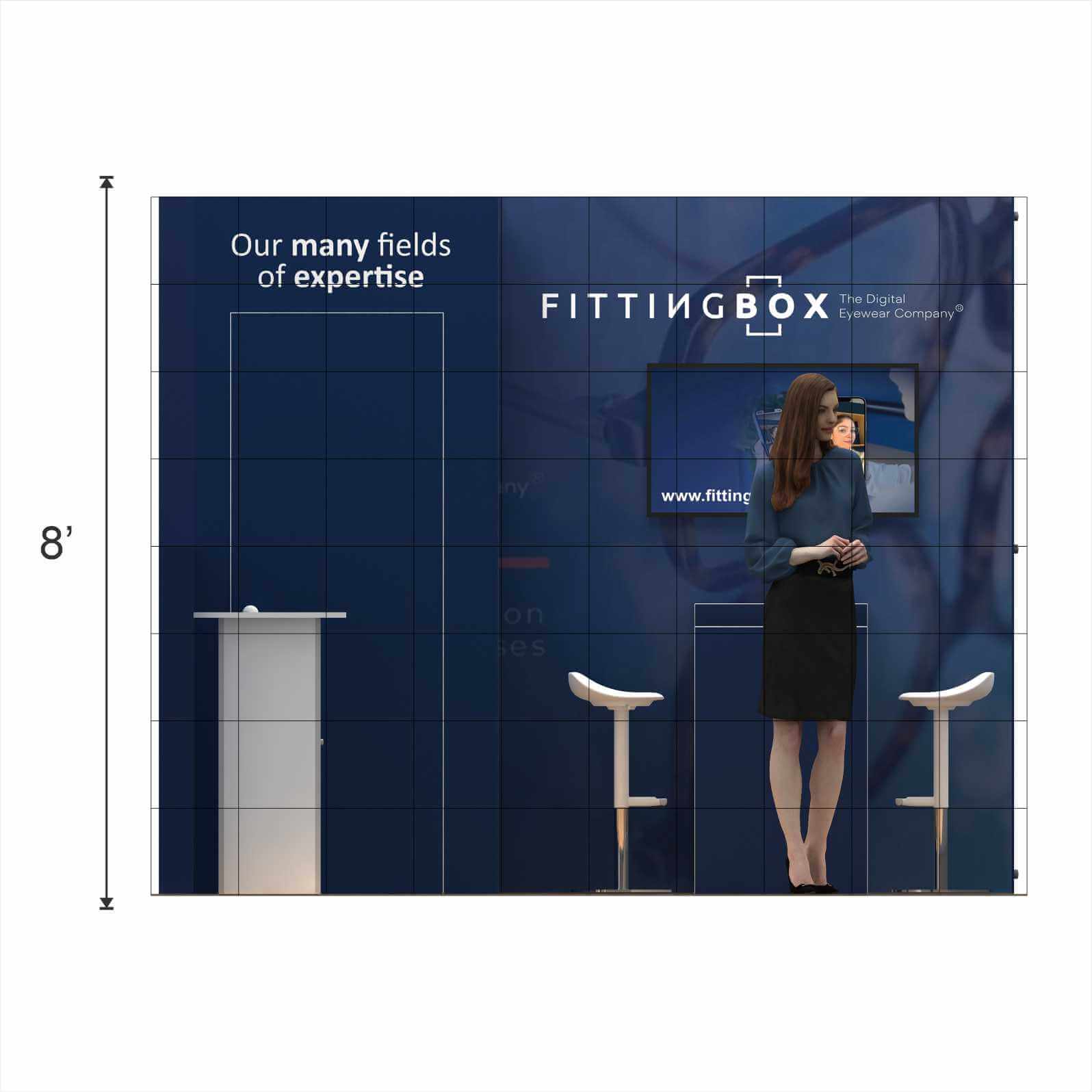 10x10 booth rental GRLU1010 33 - image6