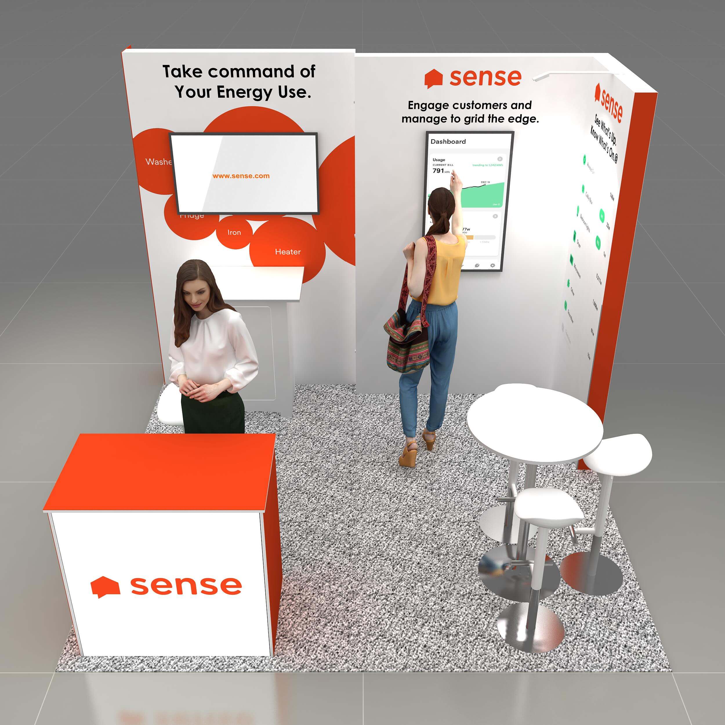 10x10 booth rental GRL1010 04 - image4