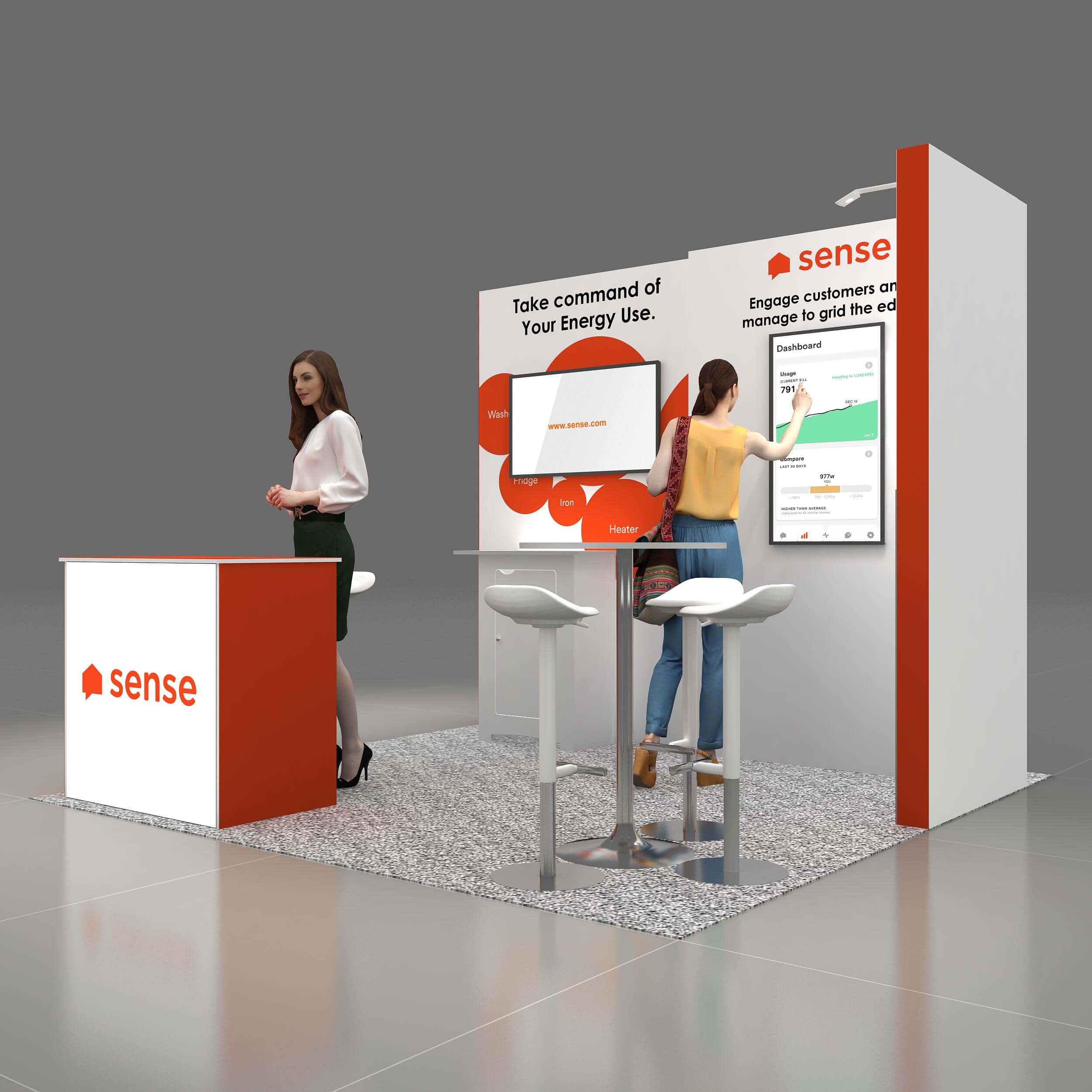 10x10 booth rental GRL1010 04 - image2