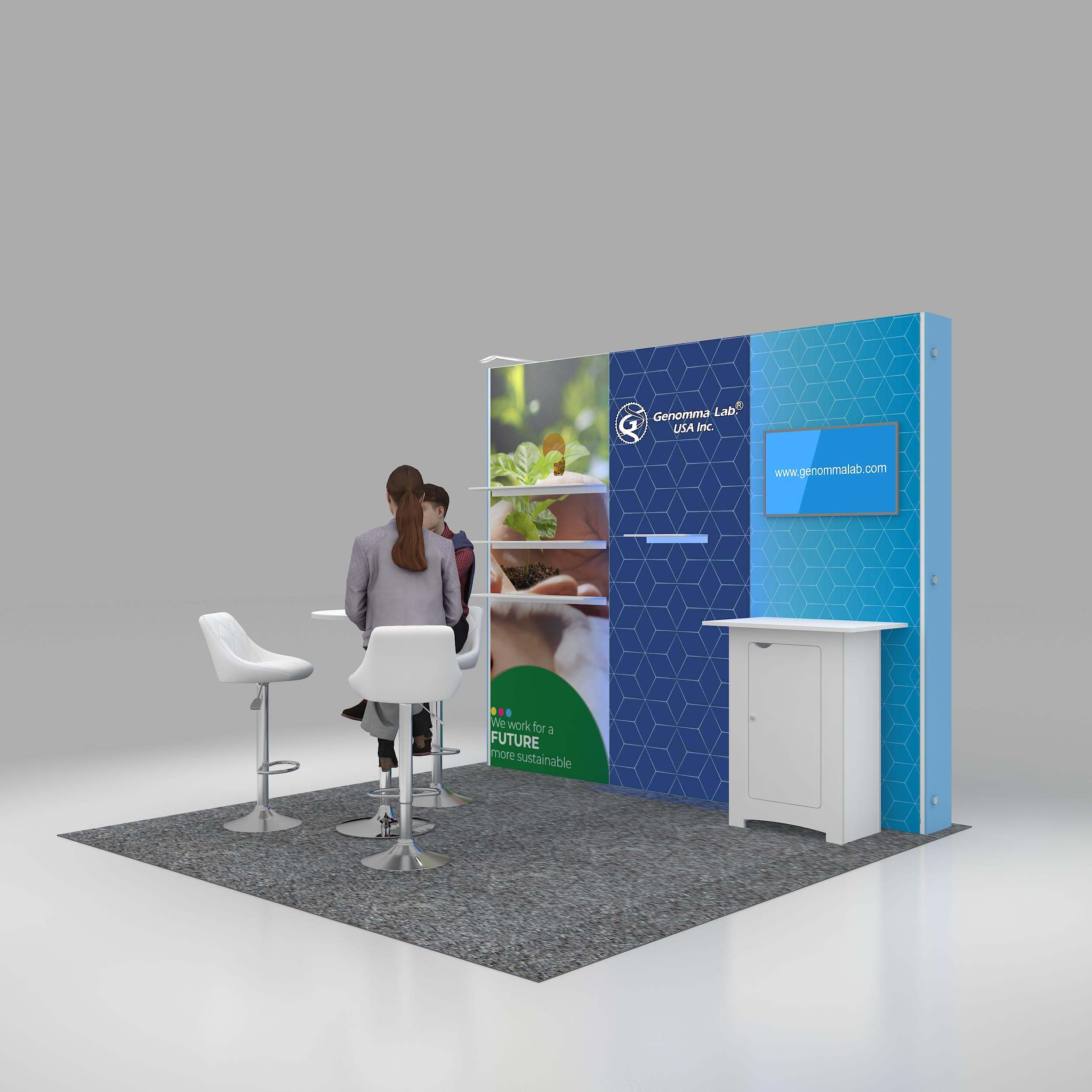 10x10 booth rental GRL1010 06 - image3