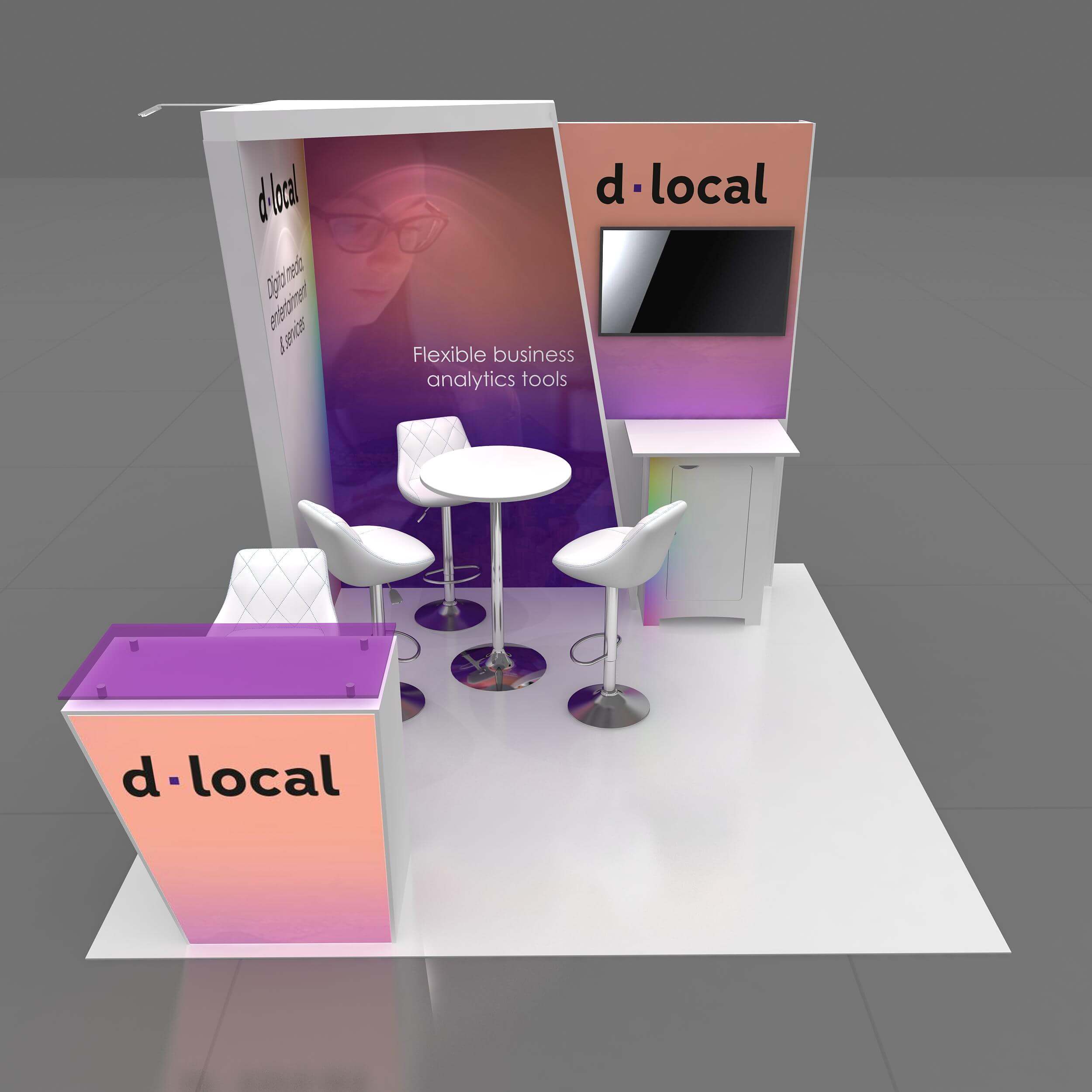 10x10 booth rental GRLU1010 22 - image4