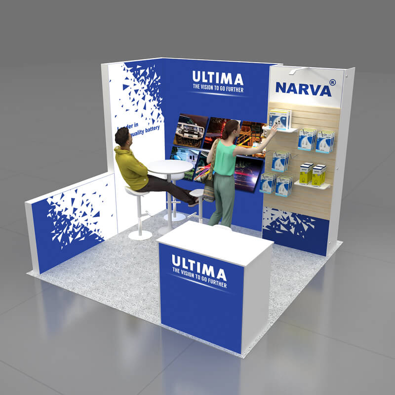 10x10 booth rental GRLU1010 26 - image2