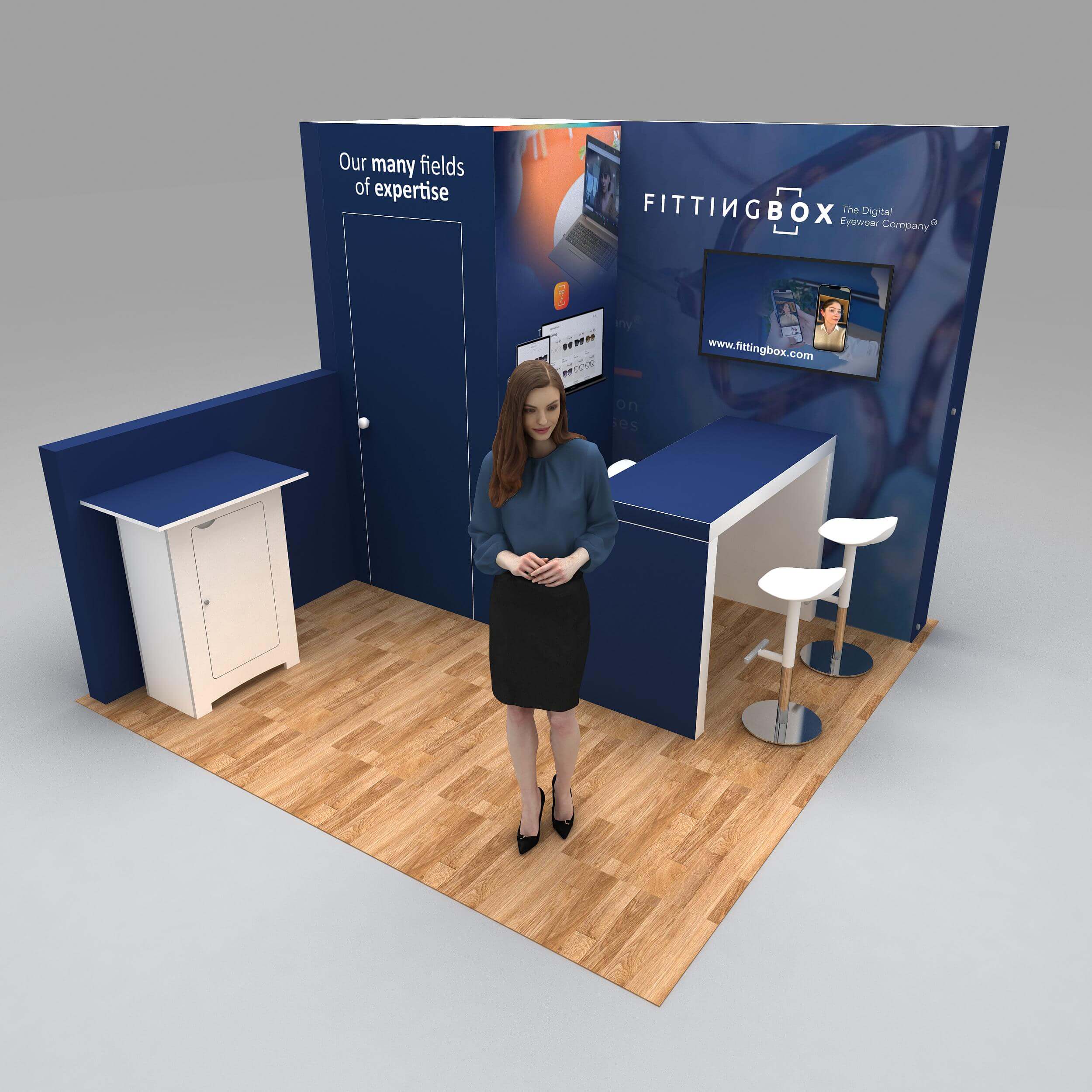 10x10 booth rental GRLU1010 33 - image4