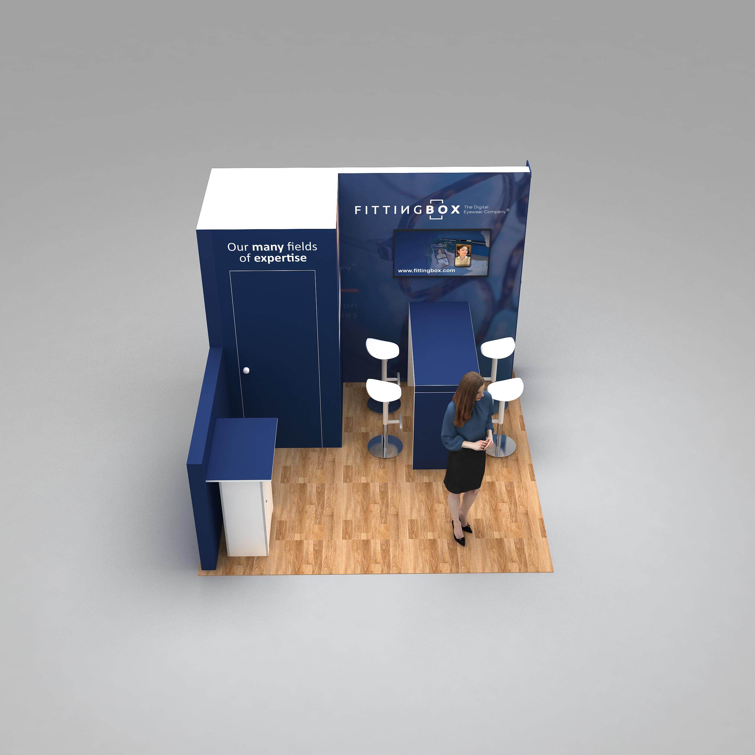 10x10 booth rental GRLU1010 33 - image5