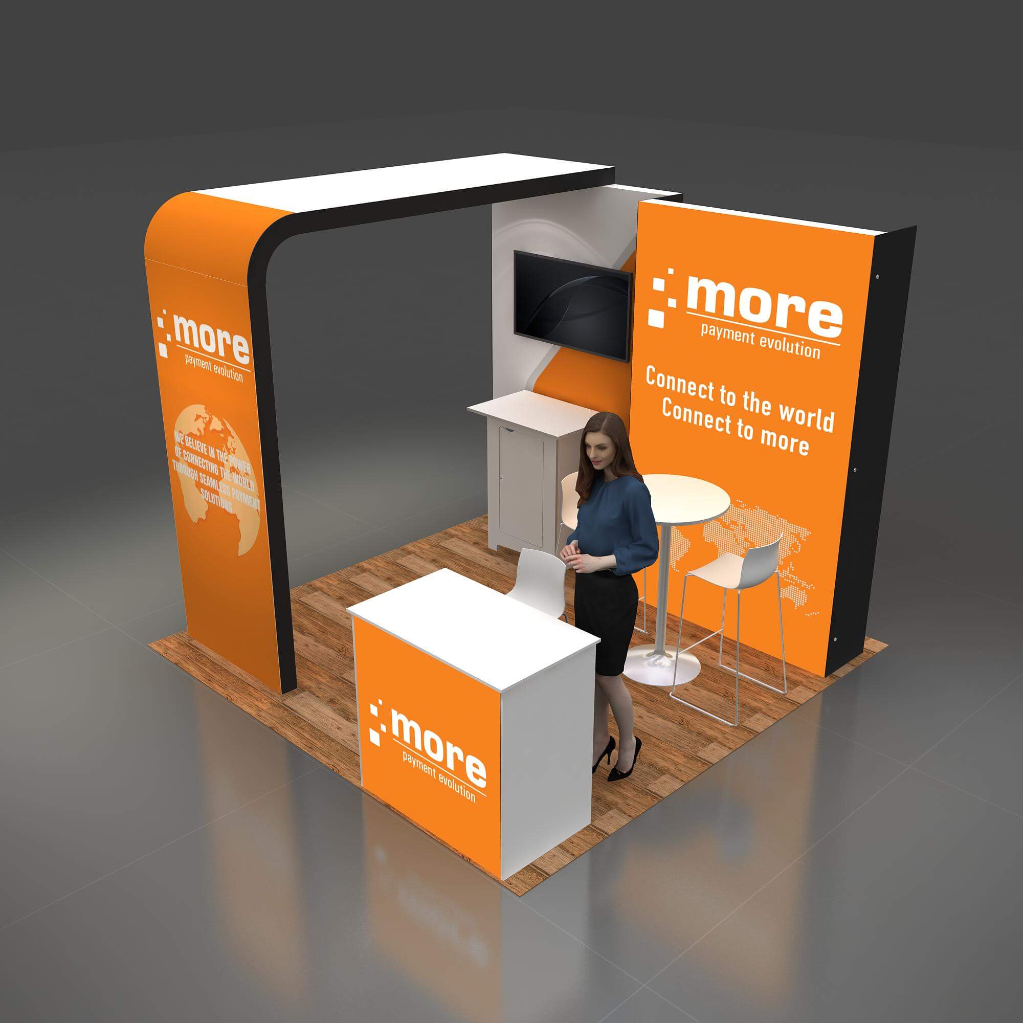 10x10 booth rental GRLU1010 34 - image3