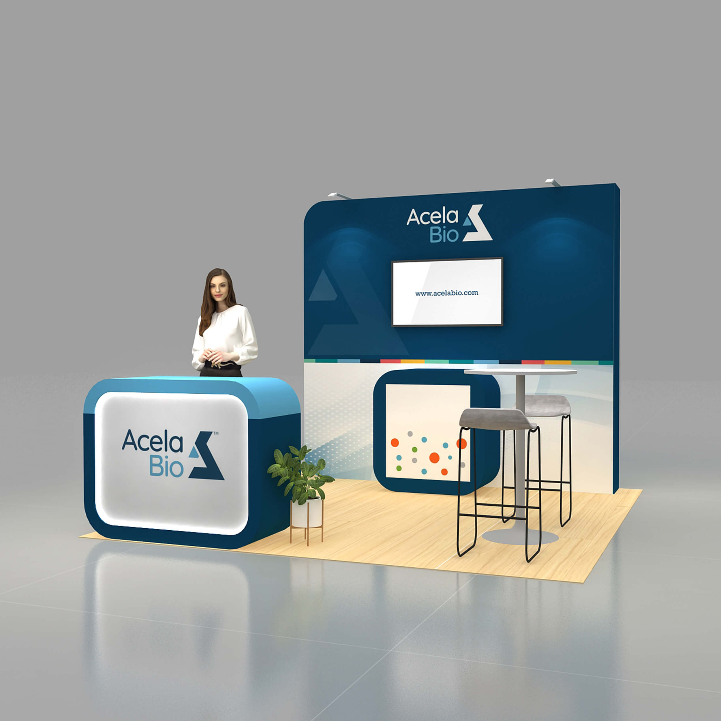 10x10 booth rental GRLU1010 38 - image3