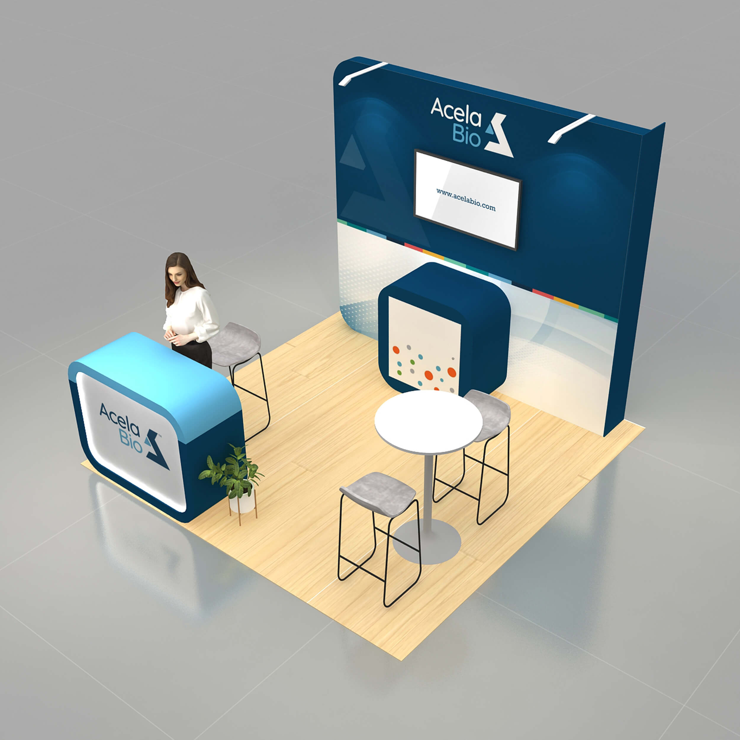 10x10 booth rental GRLU1010 38 - image5