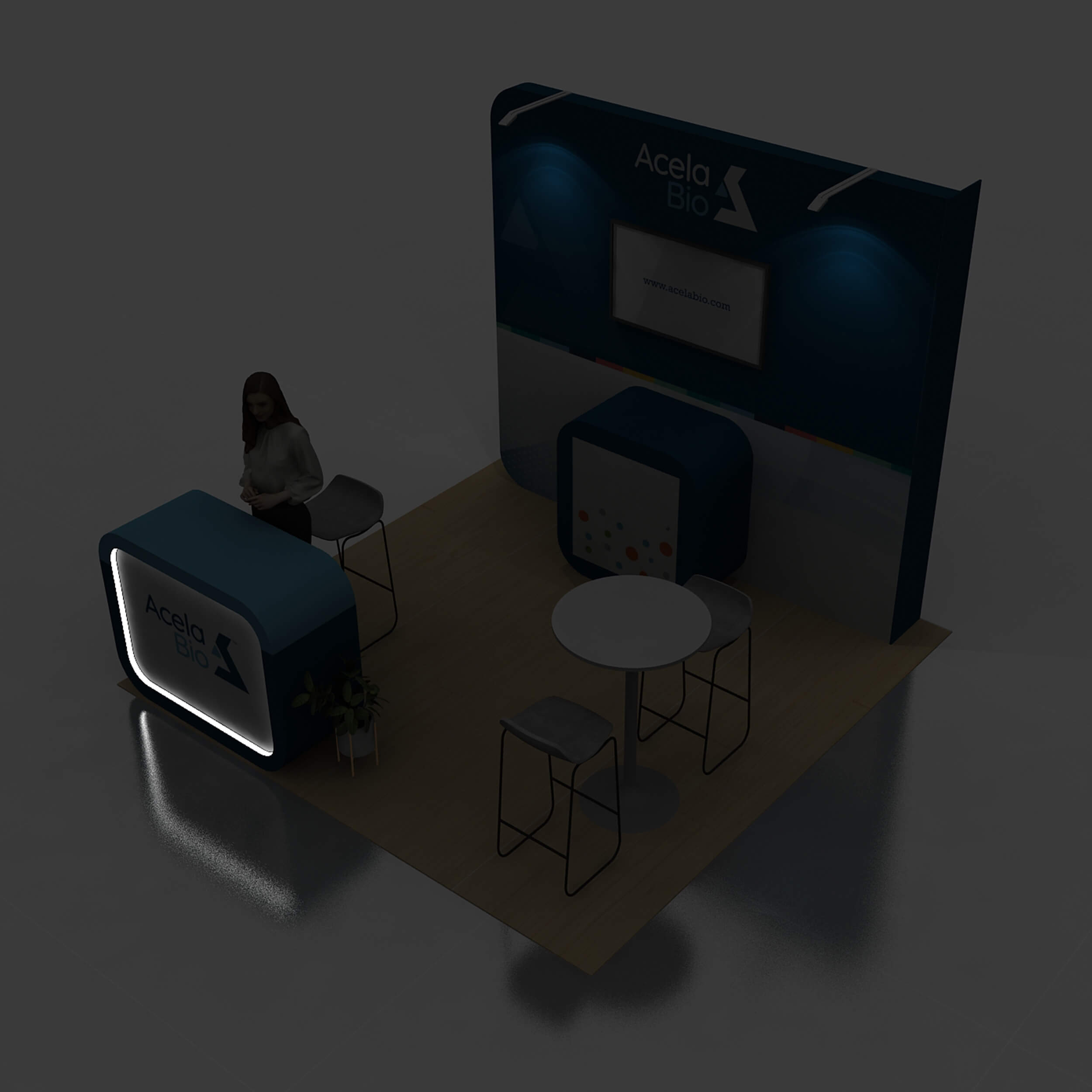 10x10 booth rental GRLU1010 38 - image4