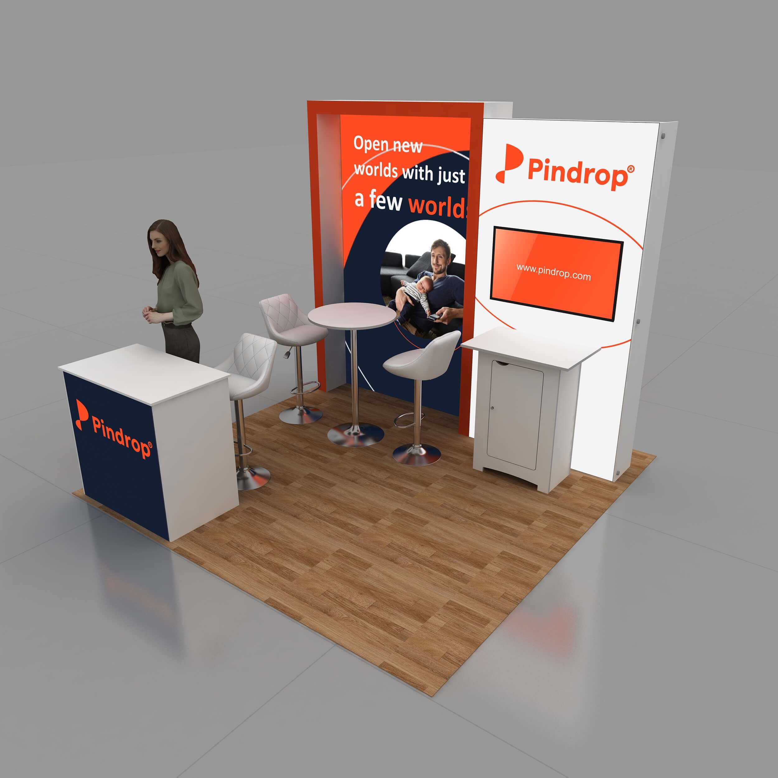 10x10 booth rental GRLU1010 49 - image4
