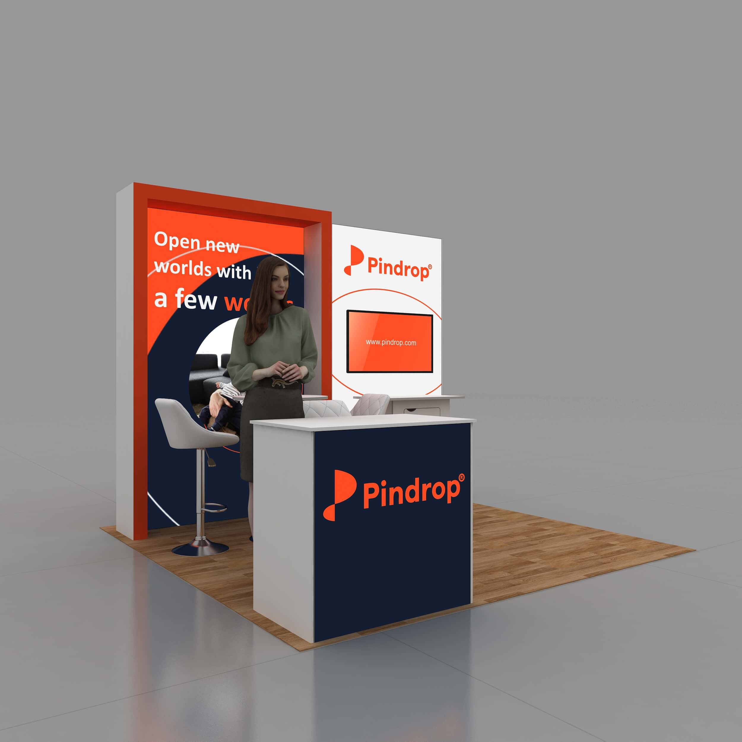 10x10 booth rental GRLU1010 49 - image2