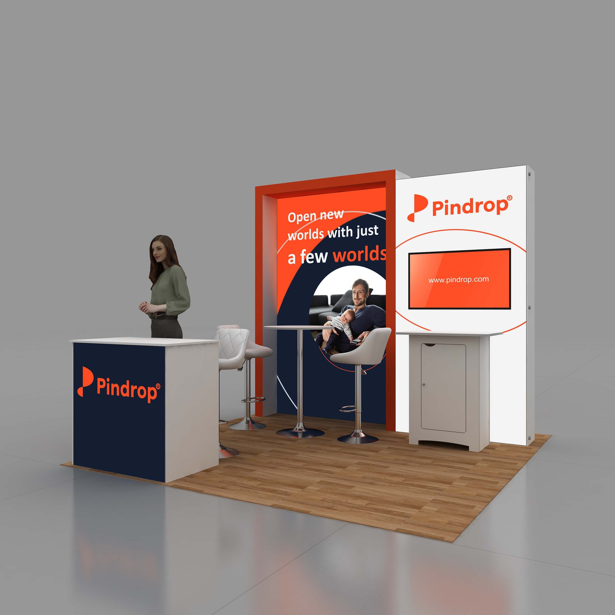 10x10 booth rental GRLU1010 49 - image3