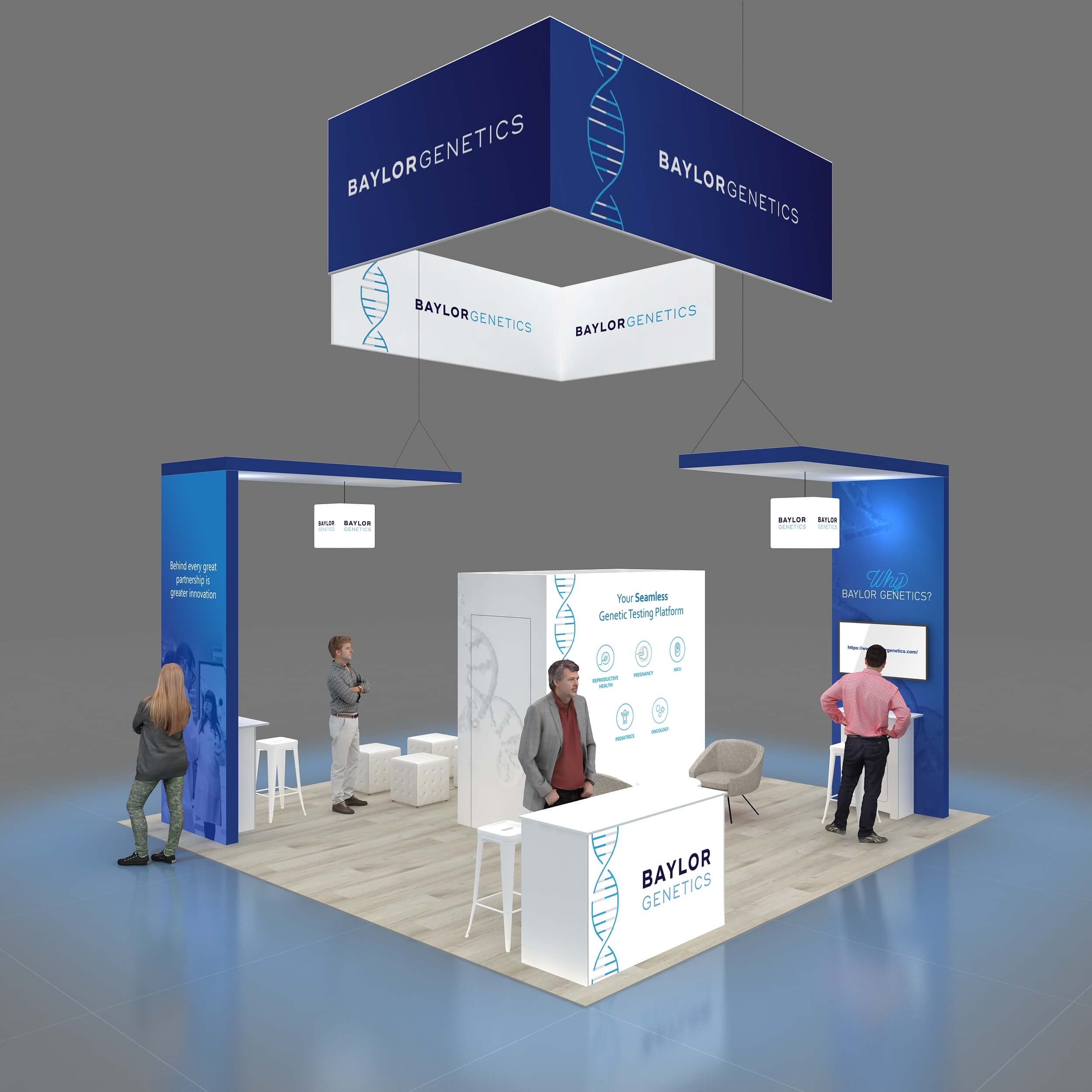 20x20 booth rental GRLU2020 120 - image2