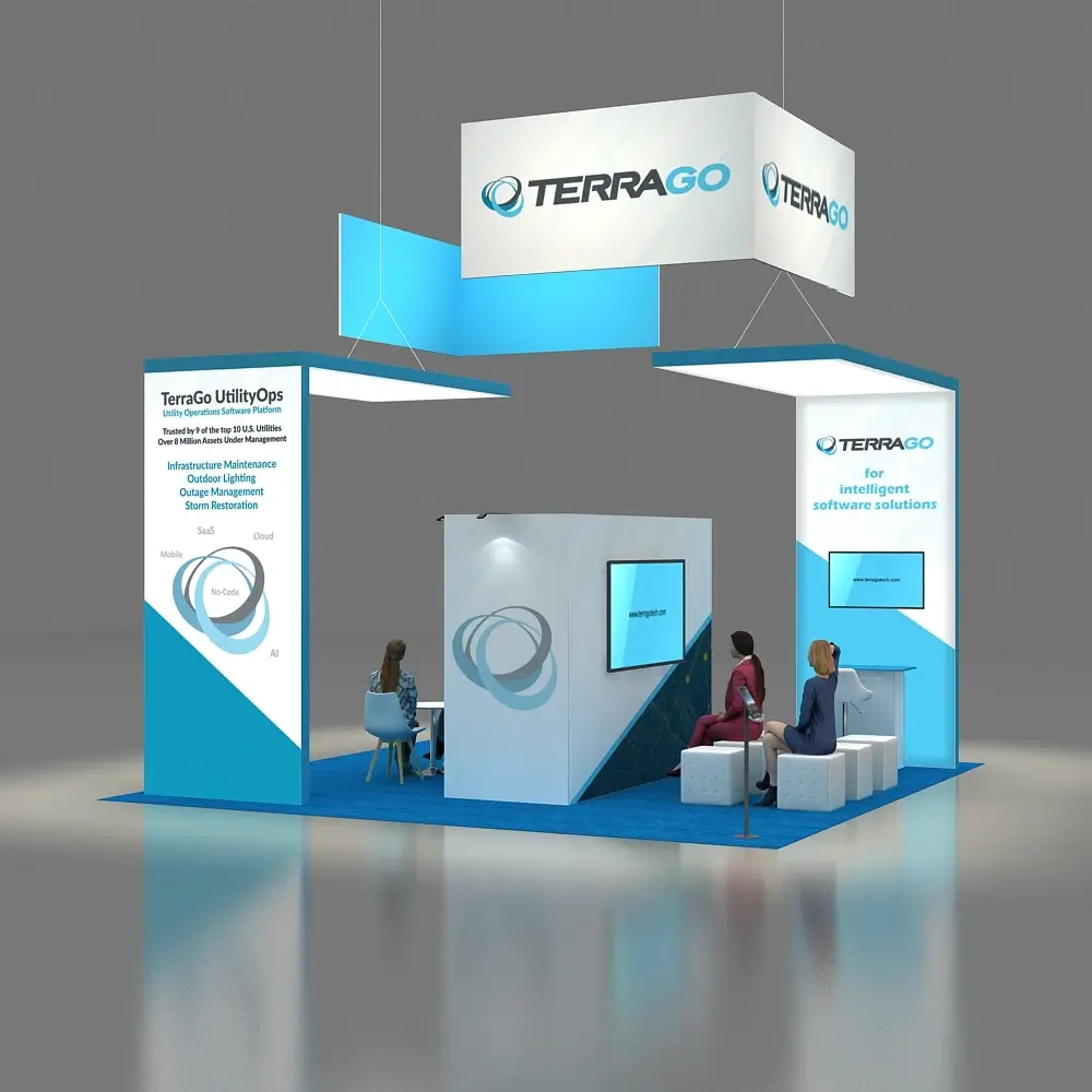 20x20 booth rental GRLU2020 27 - image2