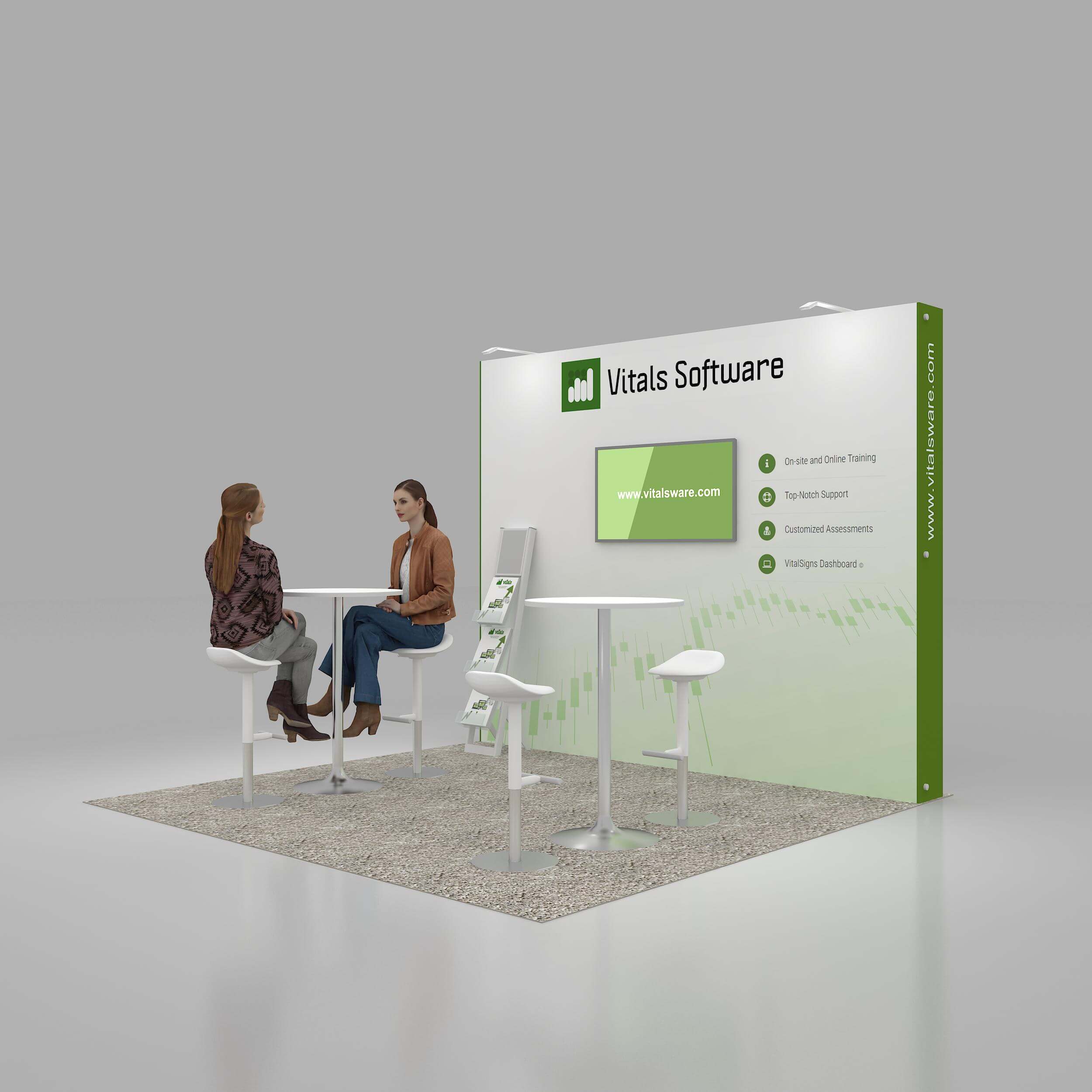 10x10 booth rental STL1010 50 - image3