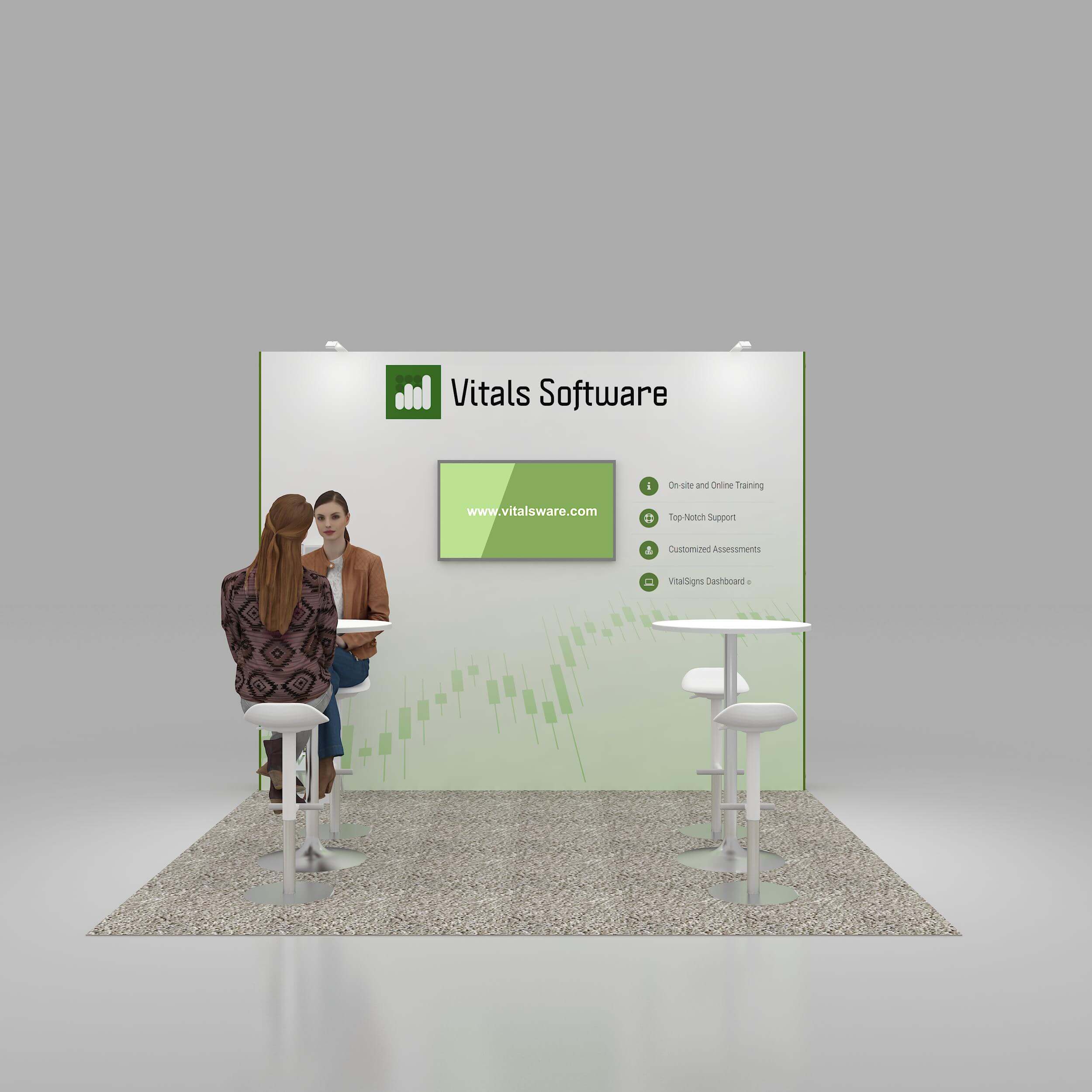 10x10 booth rental STL1010 50 - image1
