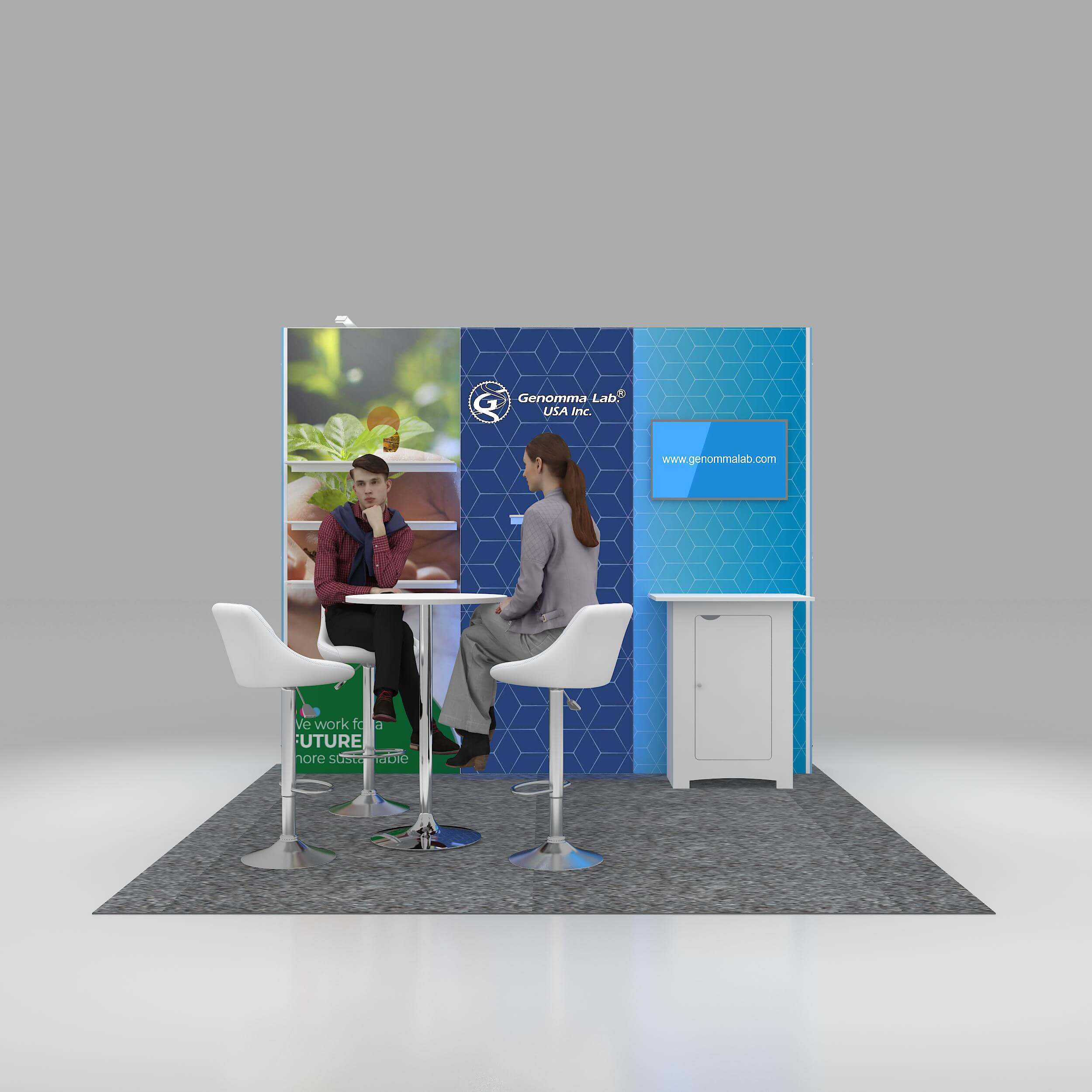 10x10 booth rental GRL1010 06 - image2