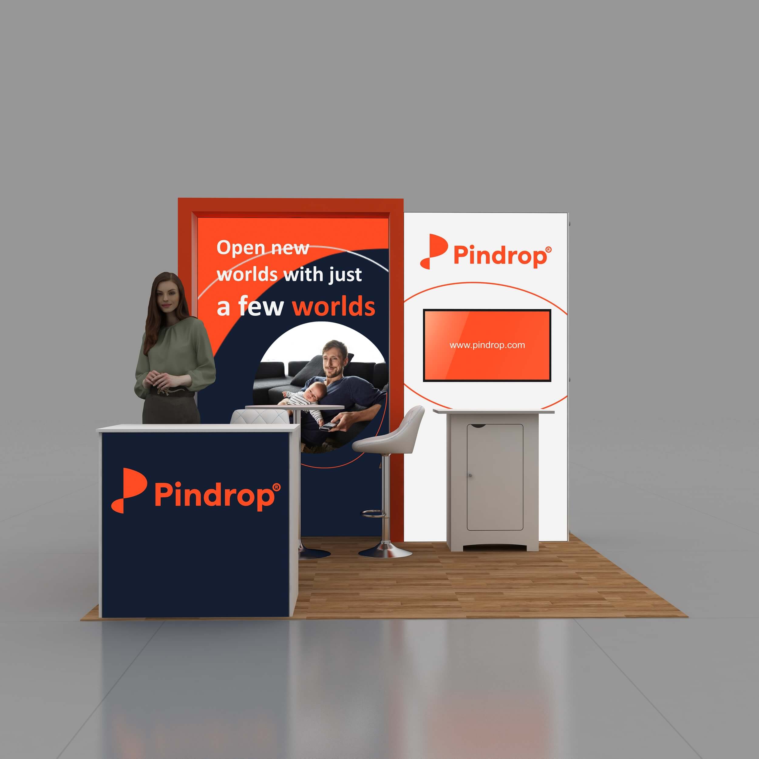10x10 booth rental GRLU1010 49 - image1
