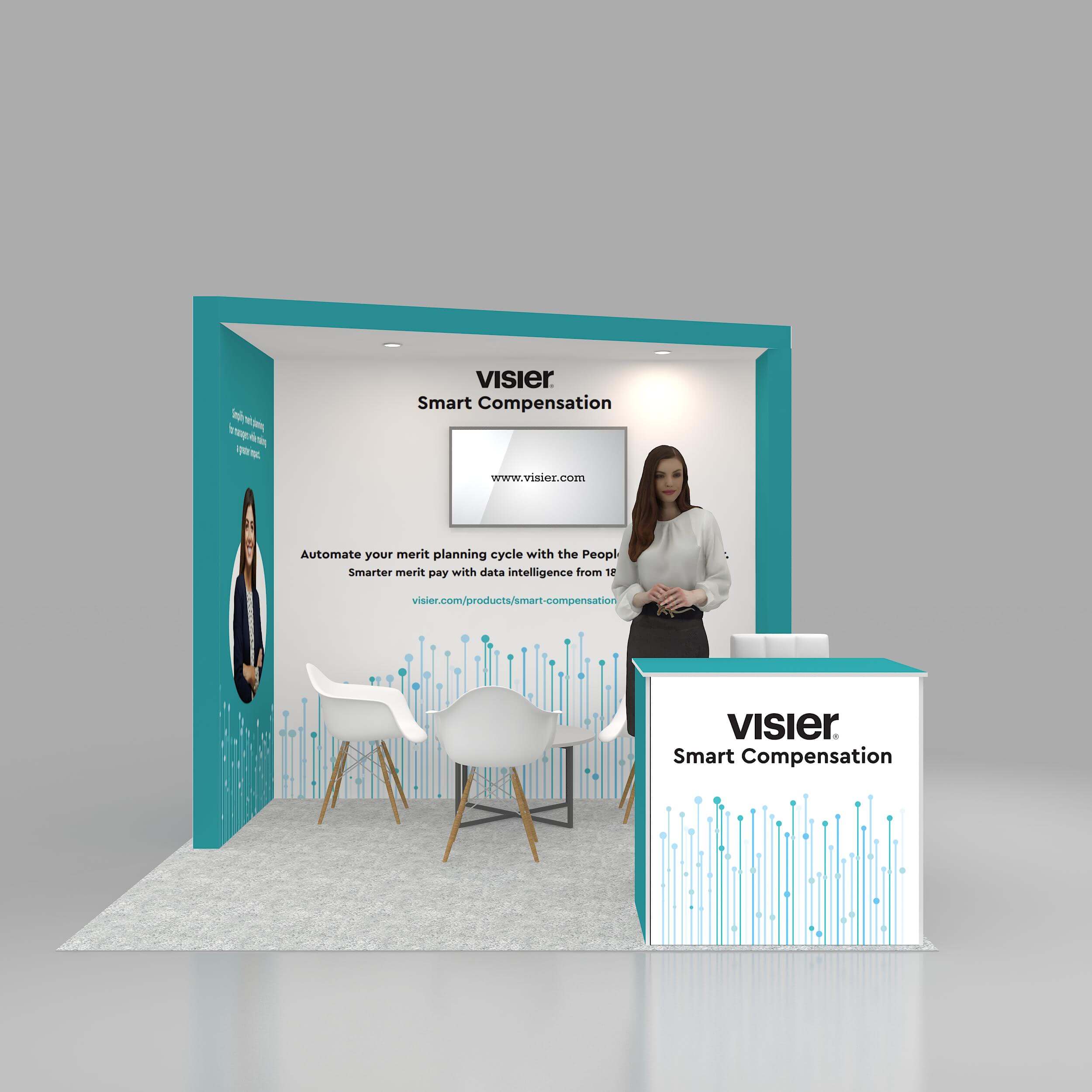 10x10 booth rental GRLU1010 20 - image1