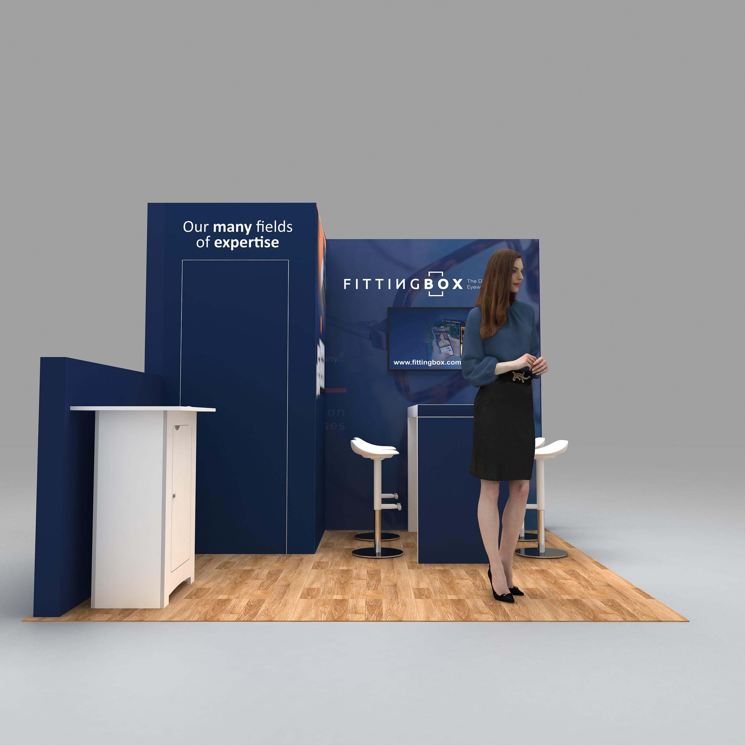 10x10 booth rental GRLU1010 33 - image2