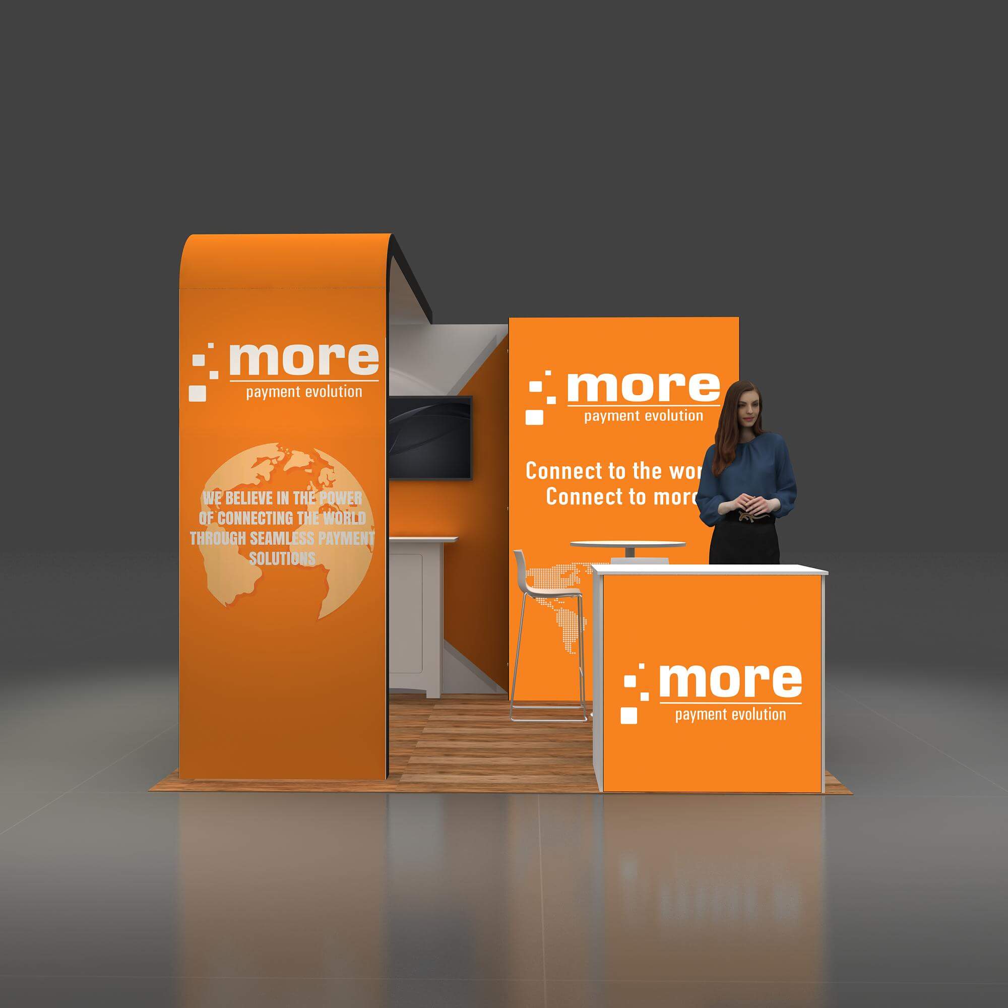 10x10 booth rental GRLU1010 34 - image1