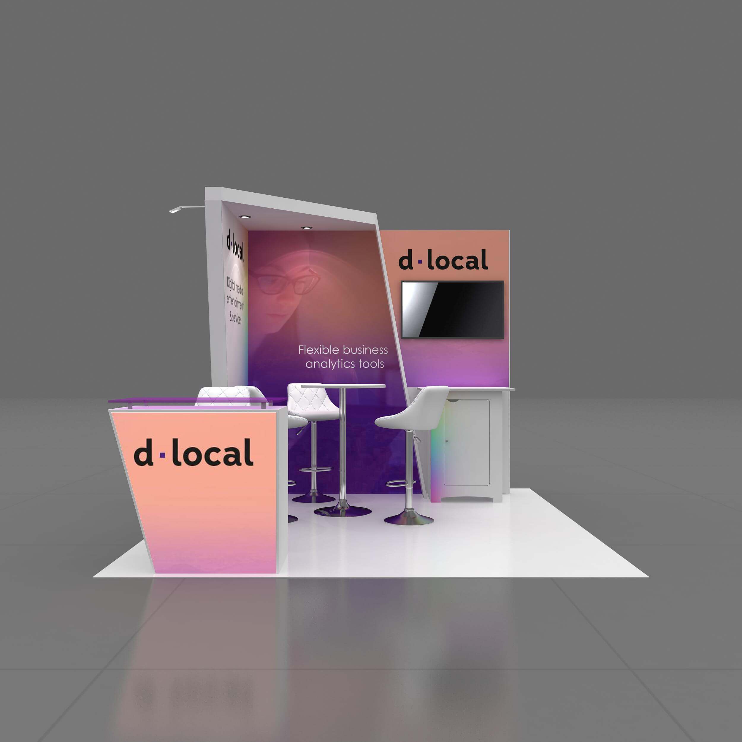 10x10 booth rental GRLU1010 22 - image1