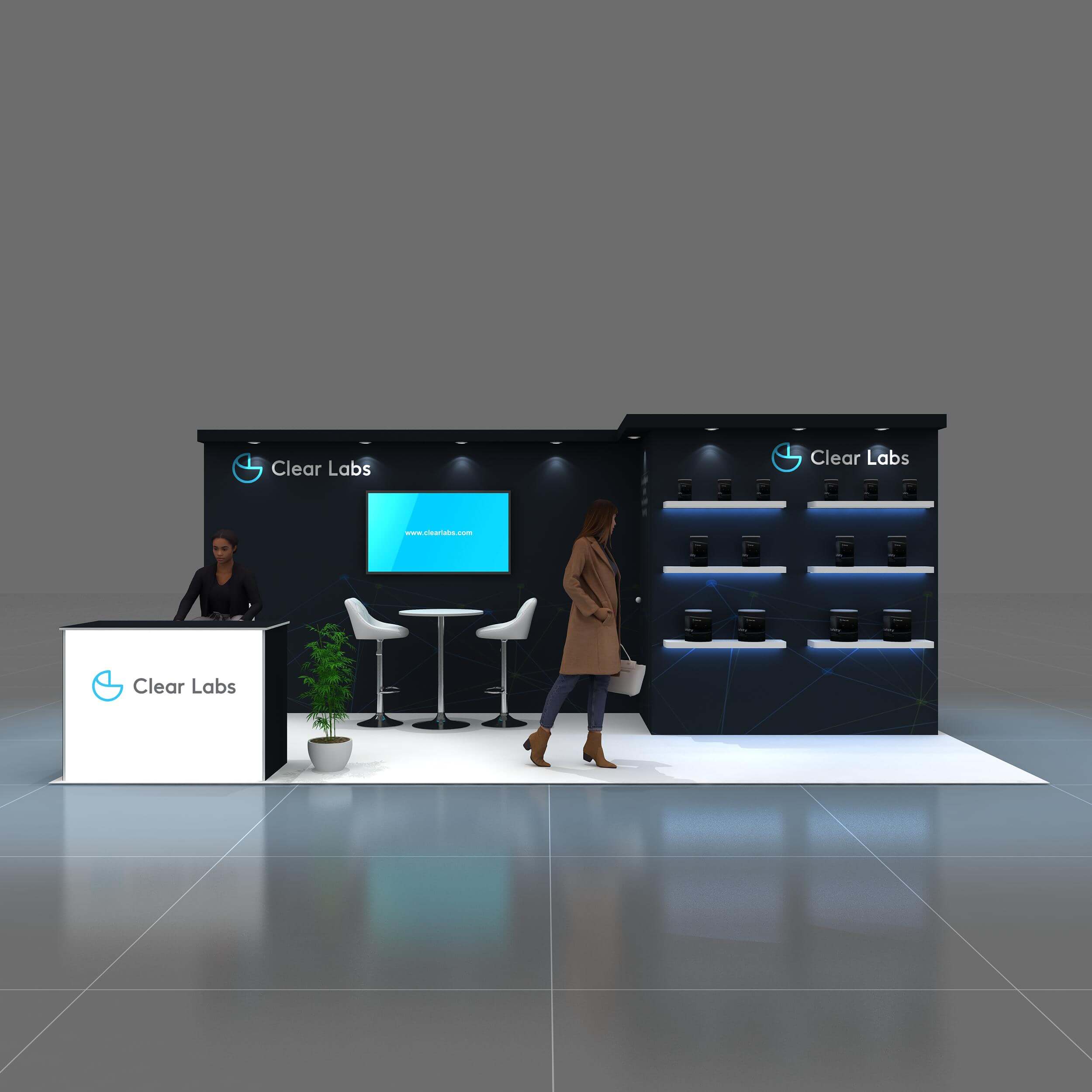 10x20 booth rental GRCR1020 10 - image1