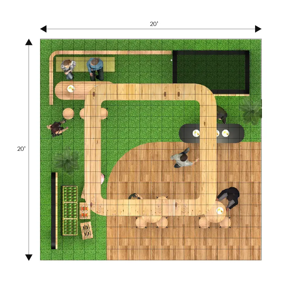 20x20 booth rental BRLU2020 39 - image12