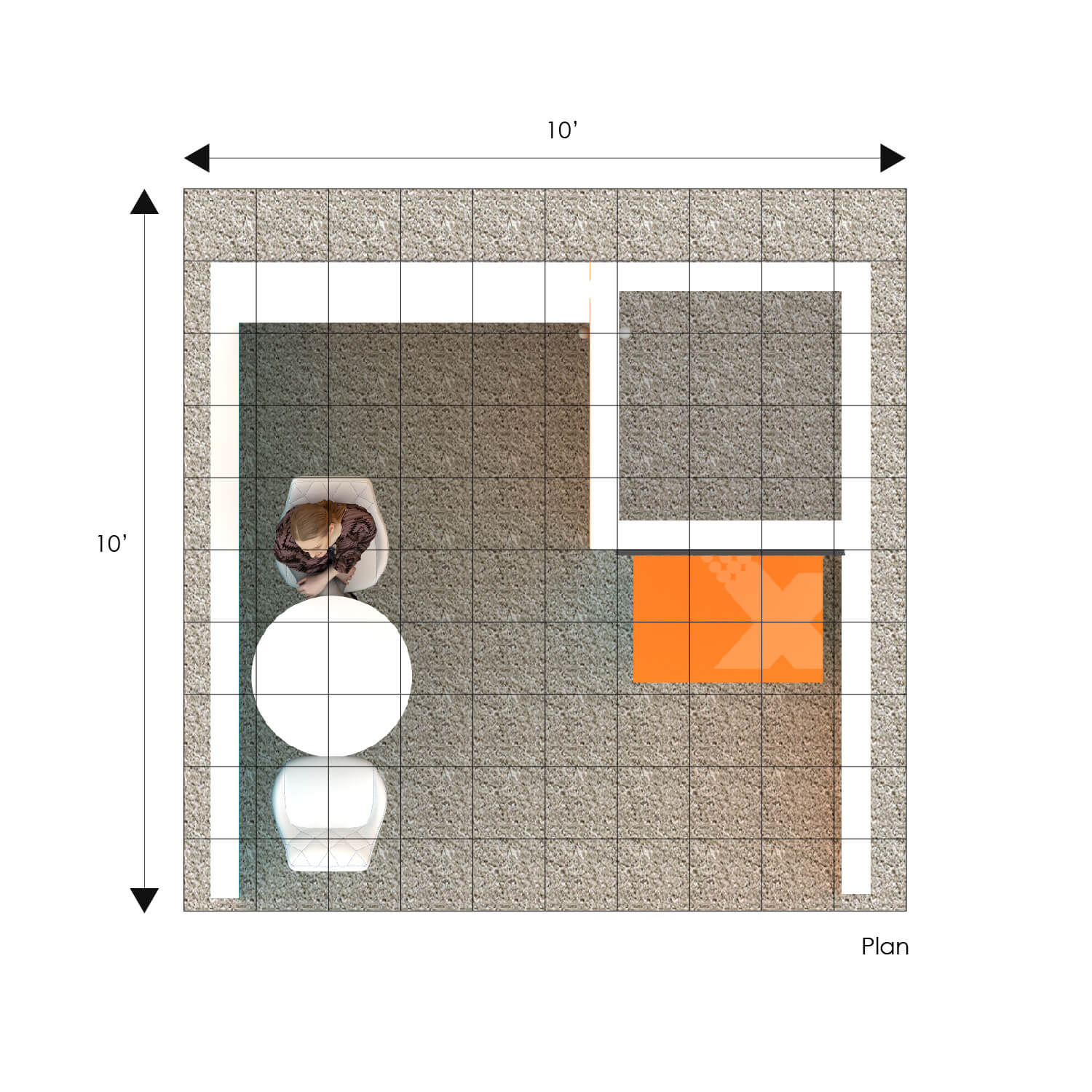 10x10 booth rental GRH1010 04 - image6