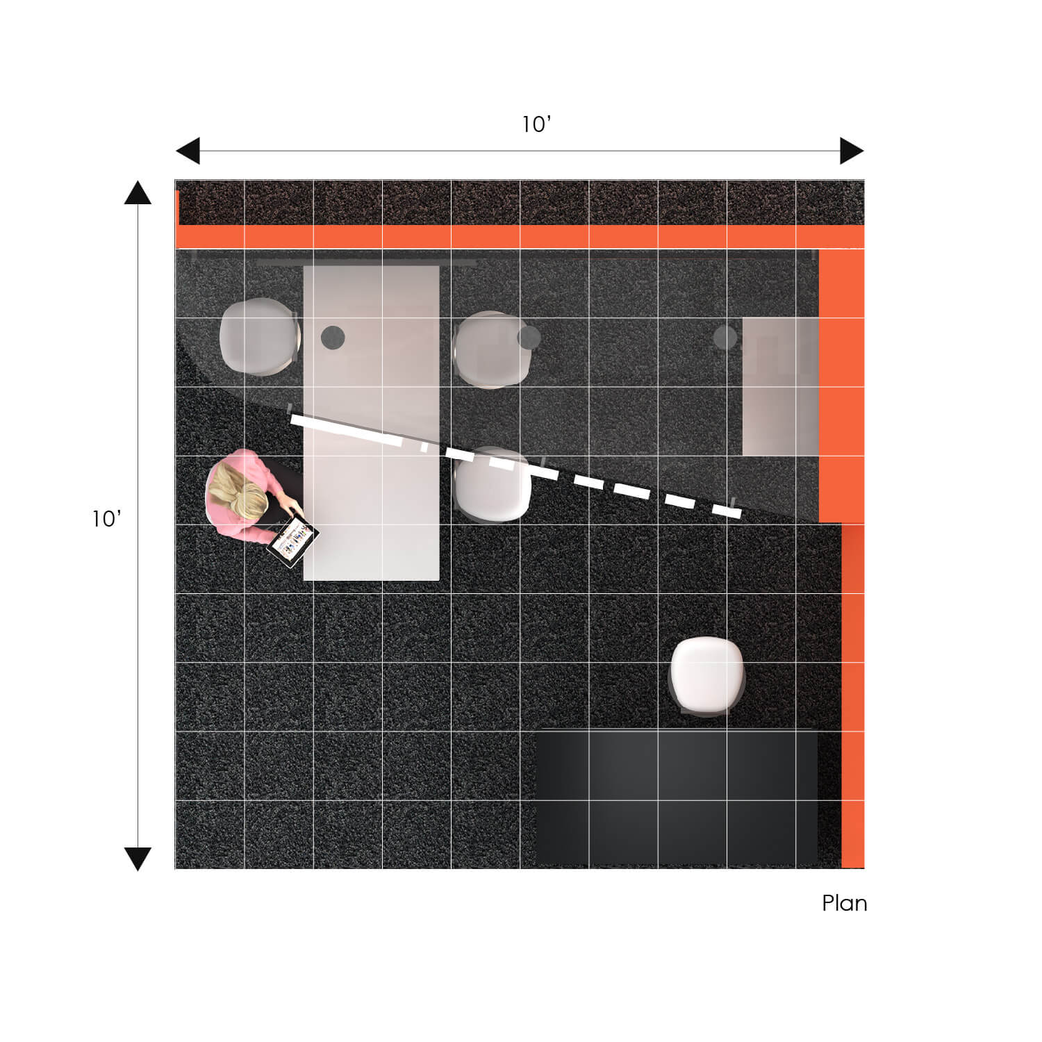 10x10 booth rental BRLU1010 36 - image6