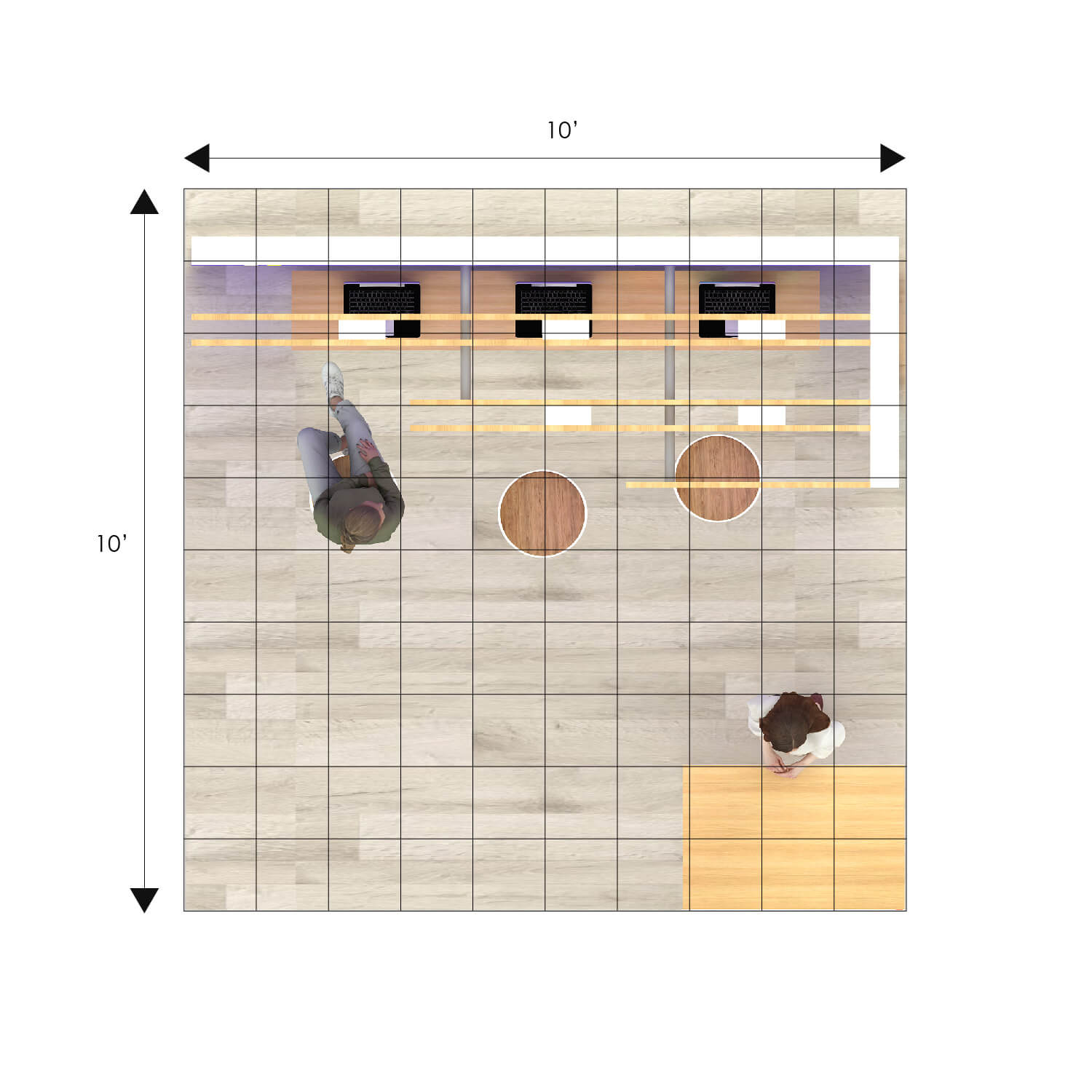 10x10 booth rental BRLU1010 39 - image6