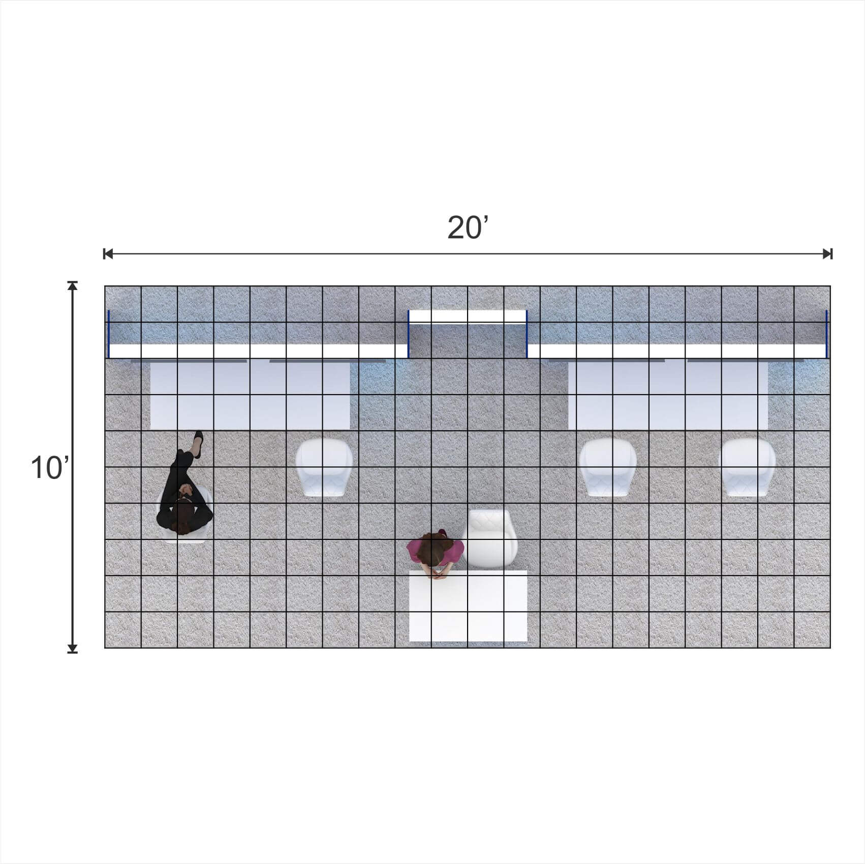 10x20 booth rental GRLE1020 28 - image6