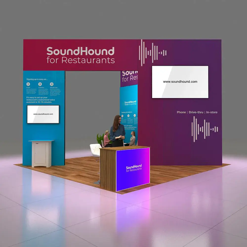 20x20 booth rental YRLU2020 20 - image1