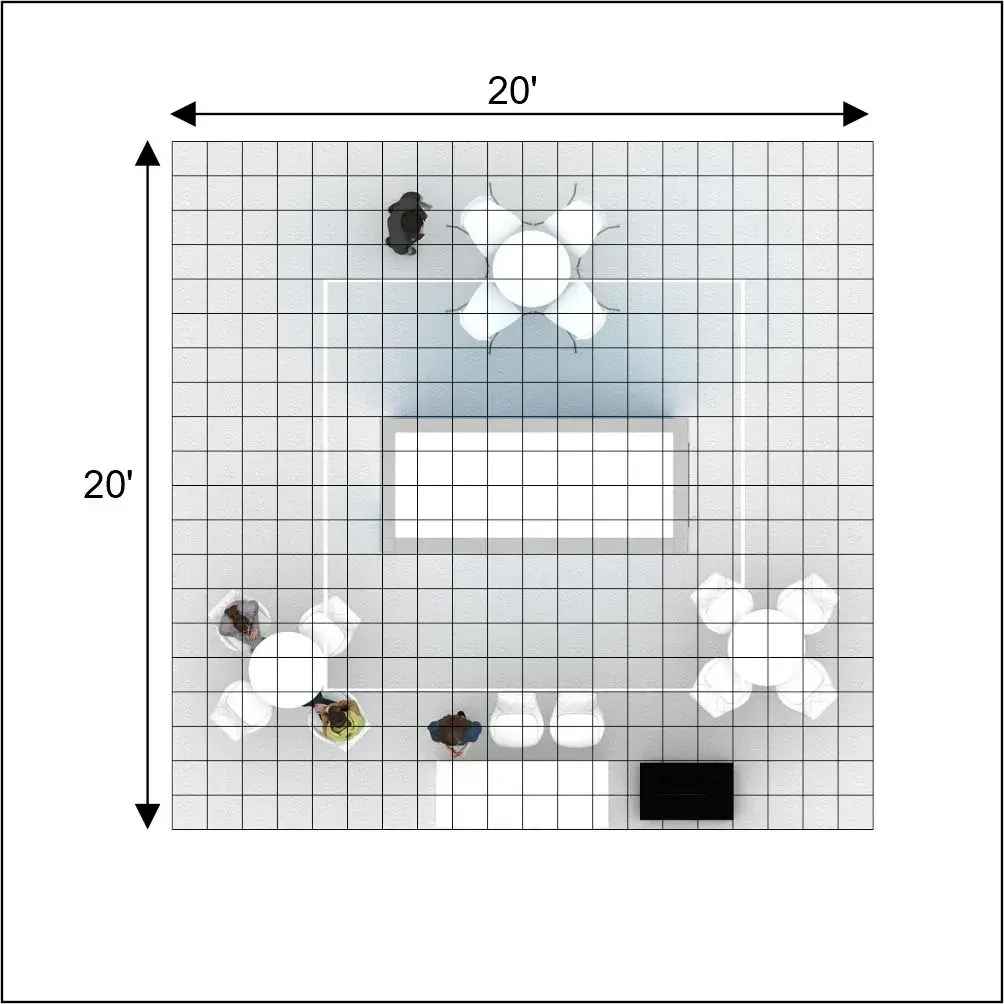 20x20 booth rental GRL2020 05 - image12