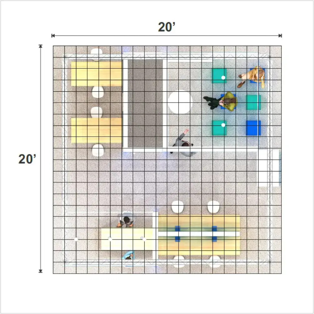 20x20 booth rental YRLU2020 15 - image12