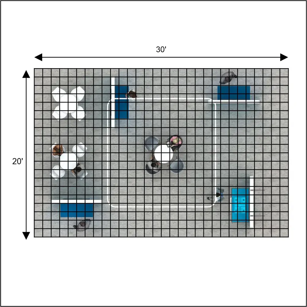 20x30 booth rental GRLU2030 03 - image9