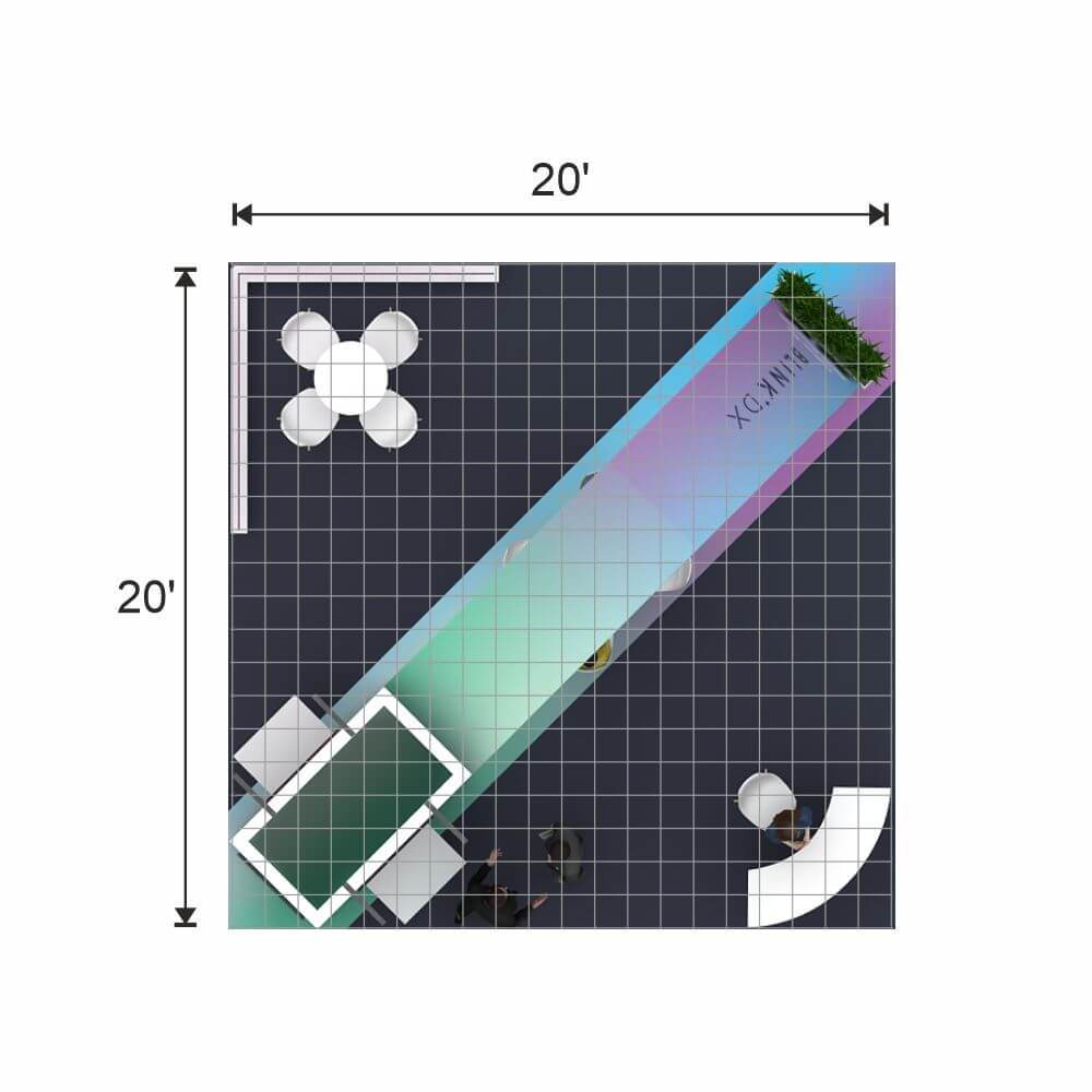 20x20 booth rental RLU2020 114 - image7